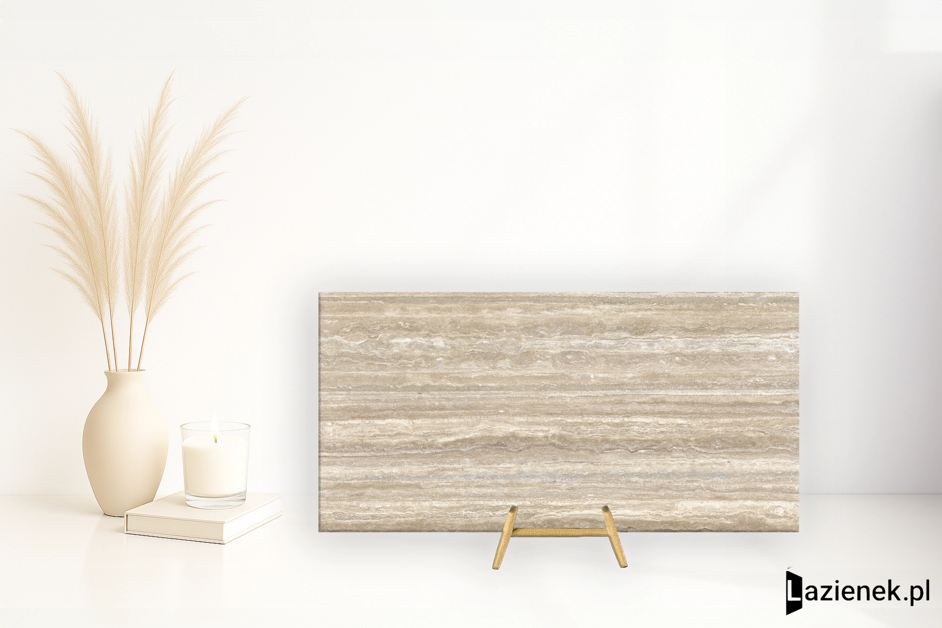 Fmg Travertini Maxfine Travertino polerowana 75x150 cm gr. 6 mm - płytka rektyfikowana / Fmg/L175288MF6