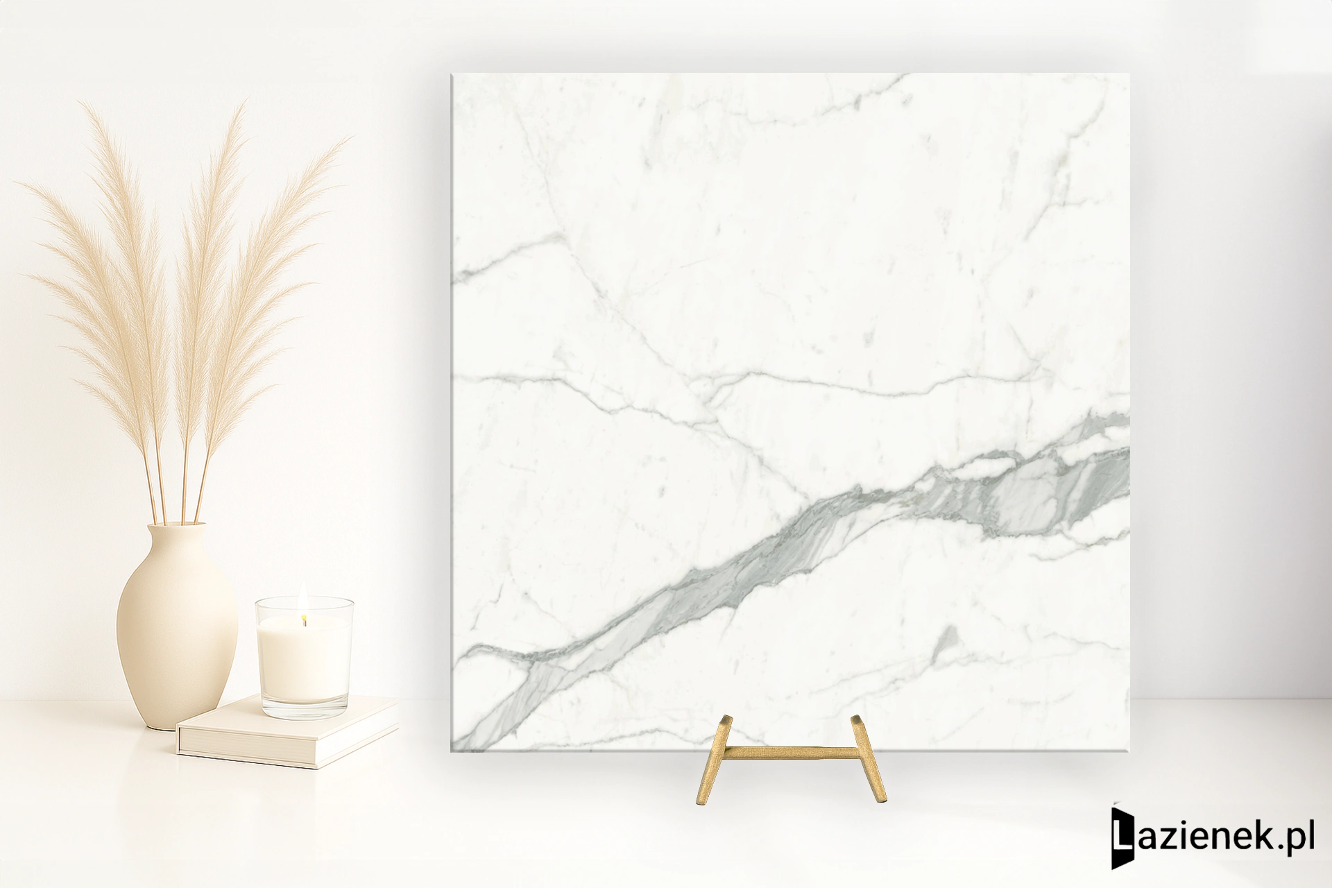 Fmg Marmi Maxfine Bianco Venato Extra naturalna 75x75 cm gr. 6 mm - płytka rektyfikowana / Fmg/P75300MF6