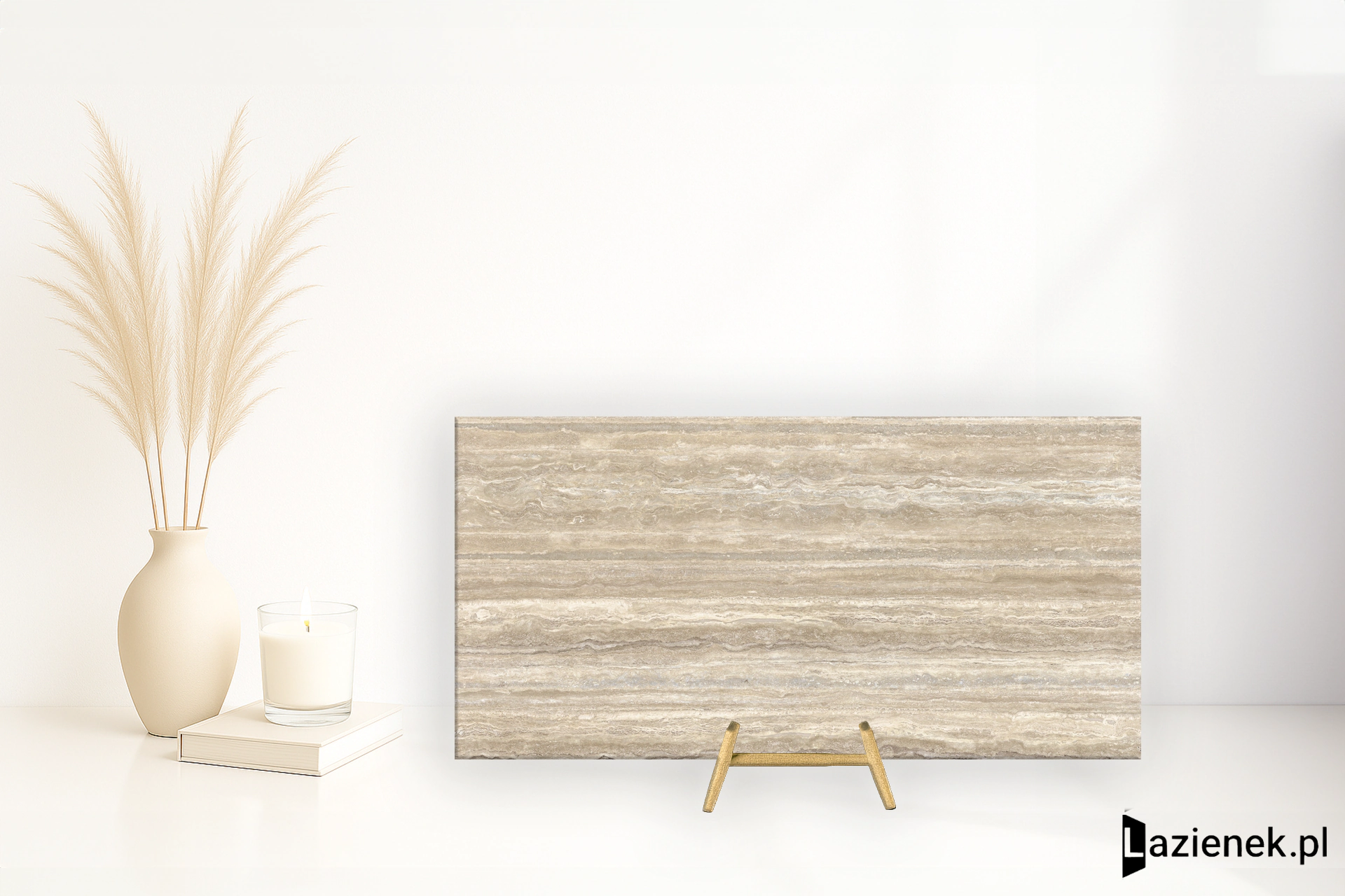 Fmg Travertini Maxfine Travertino polerowana 150x300 cm gr. 6 mm - płytka rektyfikowana / Fmg/L315288MF6