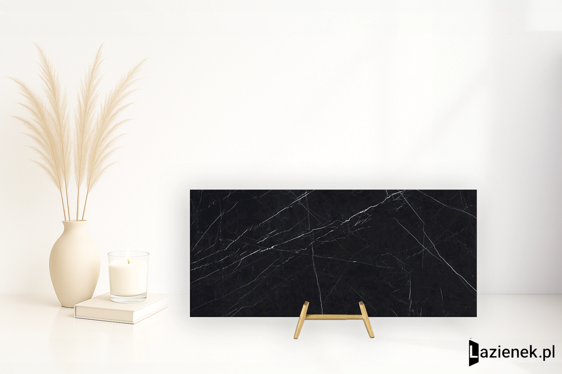 Fmg Marmi Maxfine Black Marquinia polerowana 120x270 cm gr. 6 mm - płytka rektyfikowana / Fmg/L2712338MF6