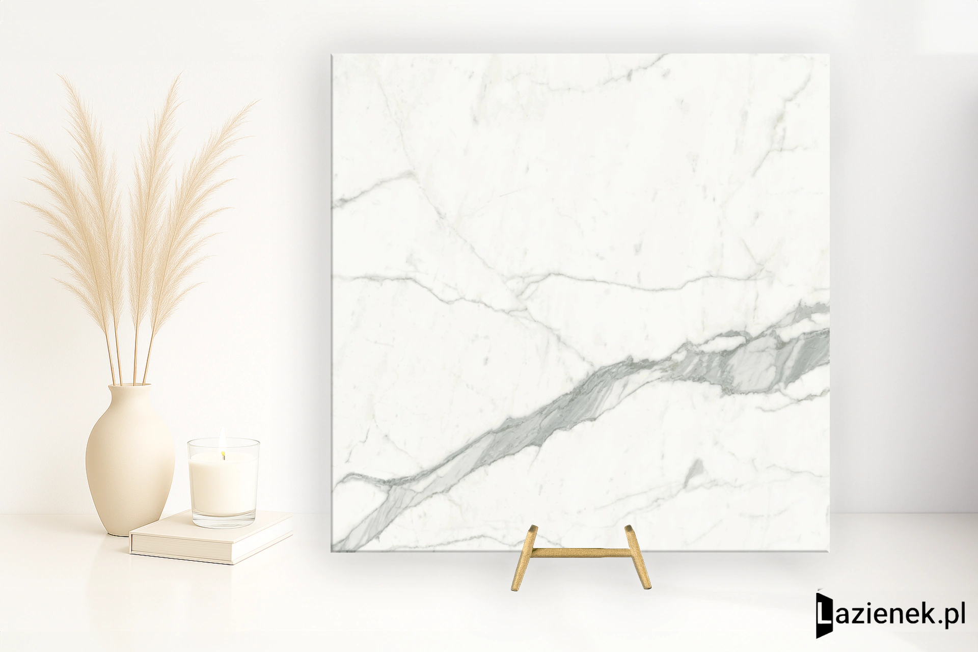 Fmg Marmi Maxfine Bianco Venato Extra polerowana 150x150 cm gr. 6 mm - płytka rektyfikowana / Fmg/L150300MF6