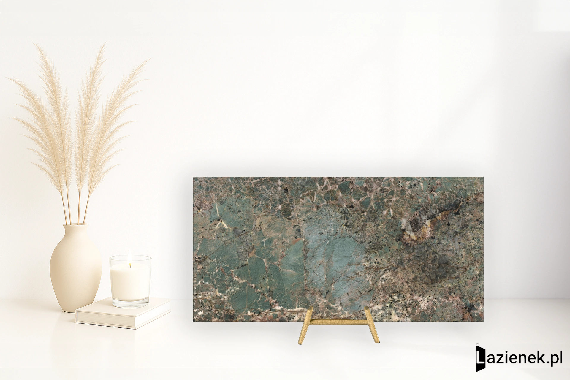 Fmg Marmi Maxfine Amazonite polerowana 37.5x75 cm gr. 6 mm - płytka rektyfikowana / Fmg/L737446MF6
