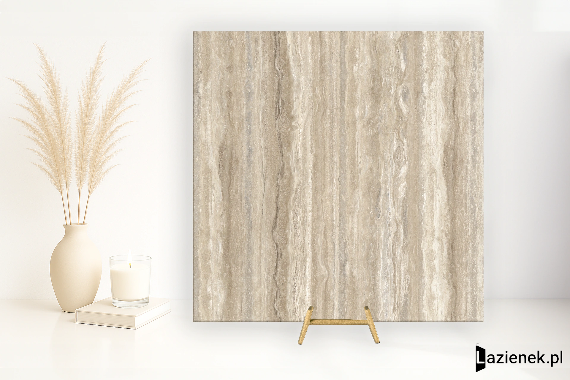 Fmg Travertini Maxfine Travertino naturalna 150x150 cm gr. 6 mm - płytka rektyfikowana / Fmg/P150288MF6
