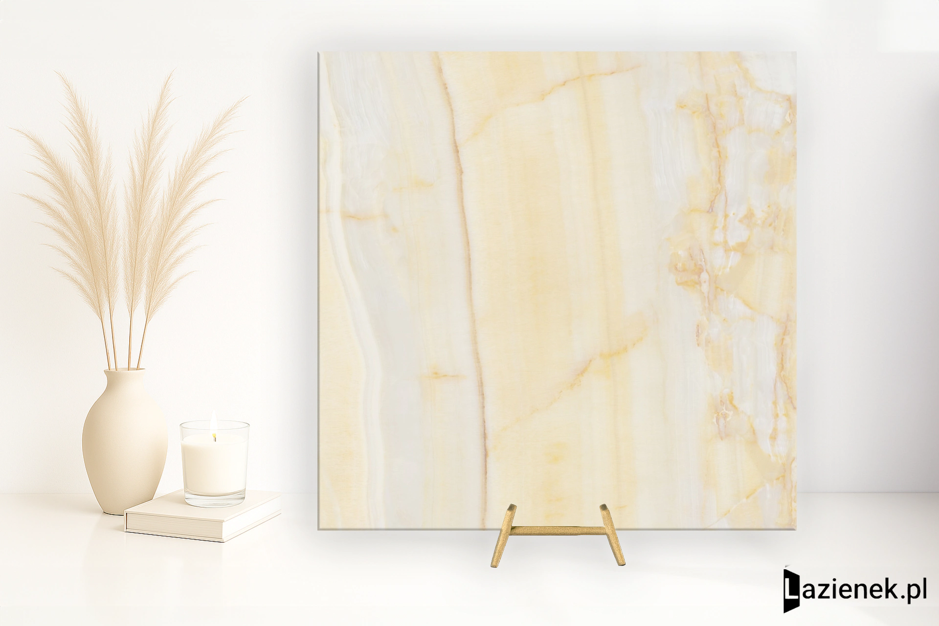 Fmg Onici Maxfine Onice Oro polerowana 75x75 cm gr. 6 mm - płytka rektyfikowana / Fmg/L75289MF6