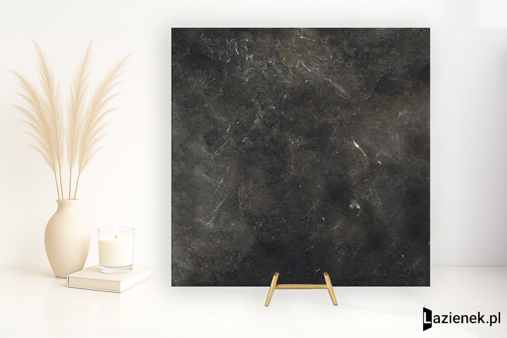 Fmg Art Stone Maxfine Mystic Black naturalna 150x150 cm gr. 6 mm - płytka rektyfikowana / Fmg/P150591MF6