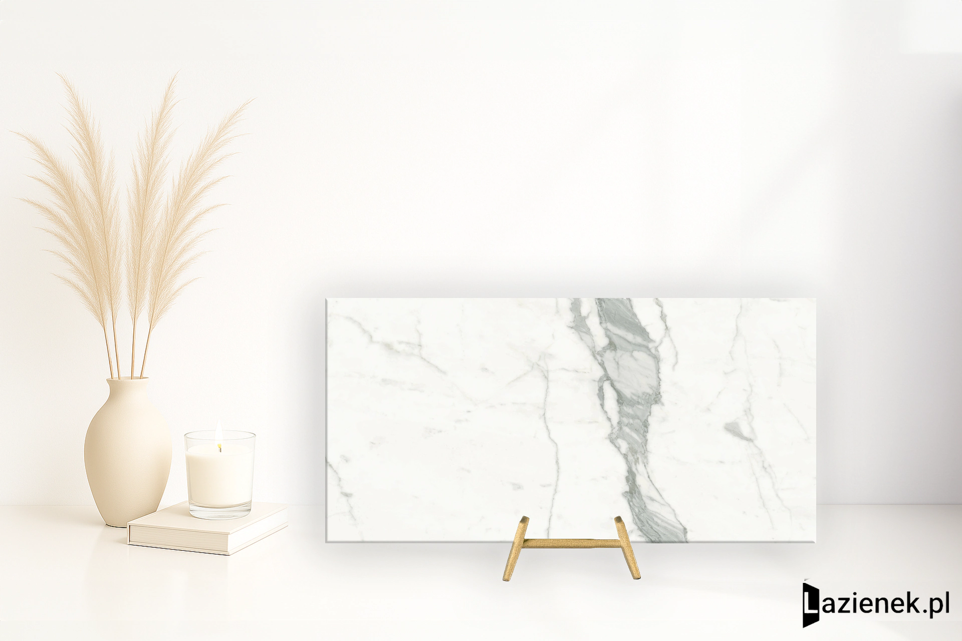 Fmg Marmi Maxfine Bianco Venato Extra polerowana 37.5x75 cm gr. 6 mm - płytka rektyfikowana / Fmg/L737300MF6