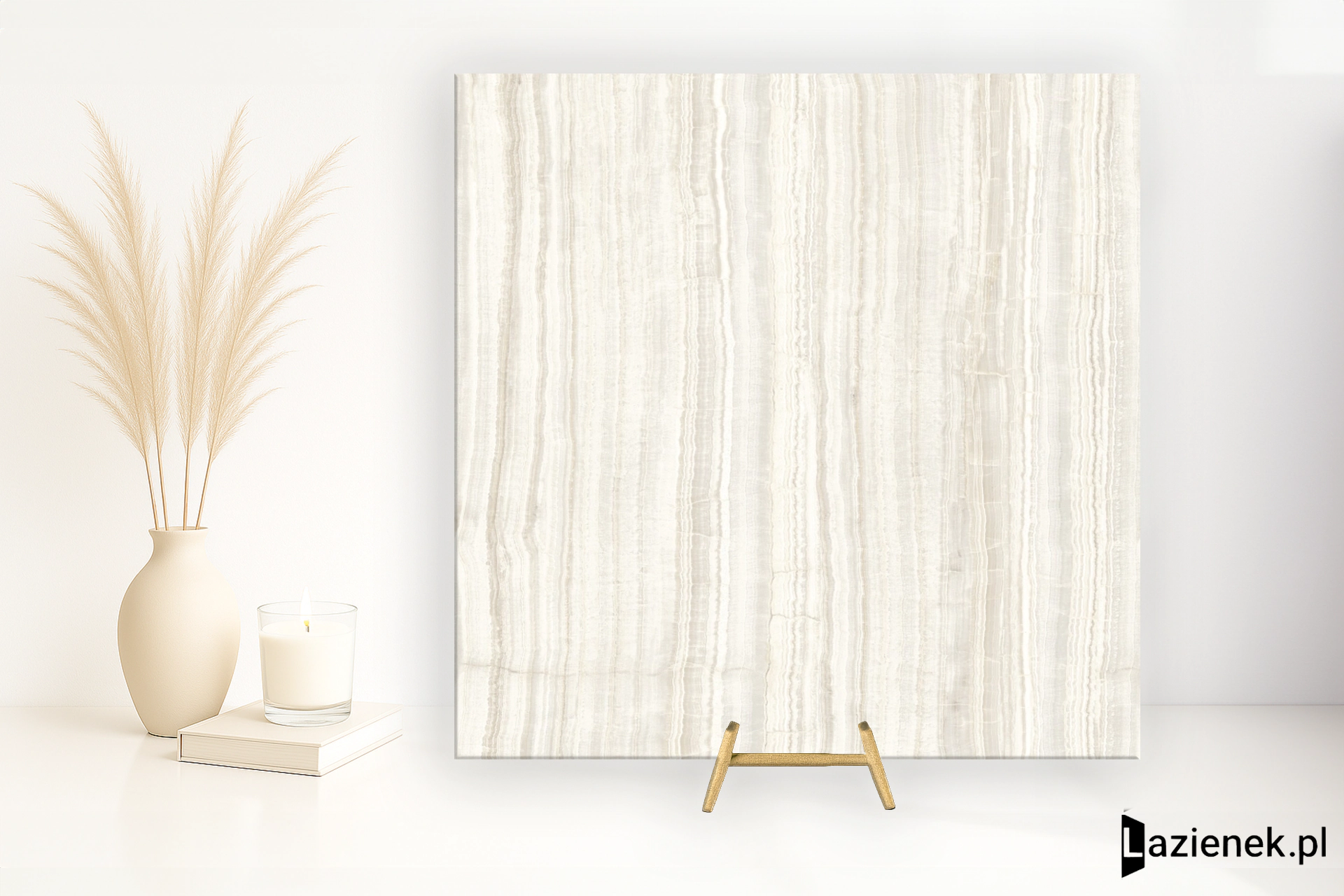 Fmg Onici Maxfine Onice Avorio jedwabista 150x150 cm gr. 6 mm - płytka rektyfikowana / Fmg/SY150340MF6