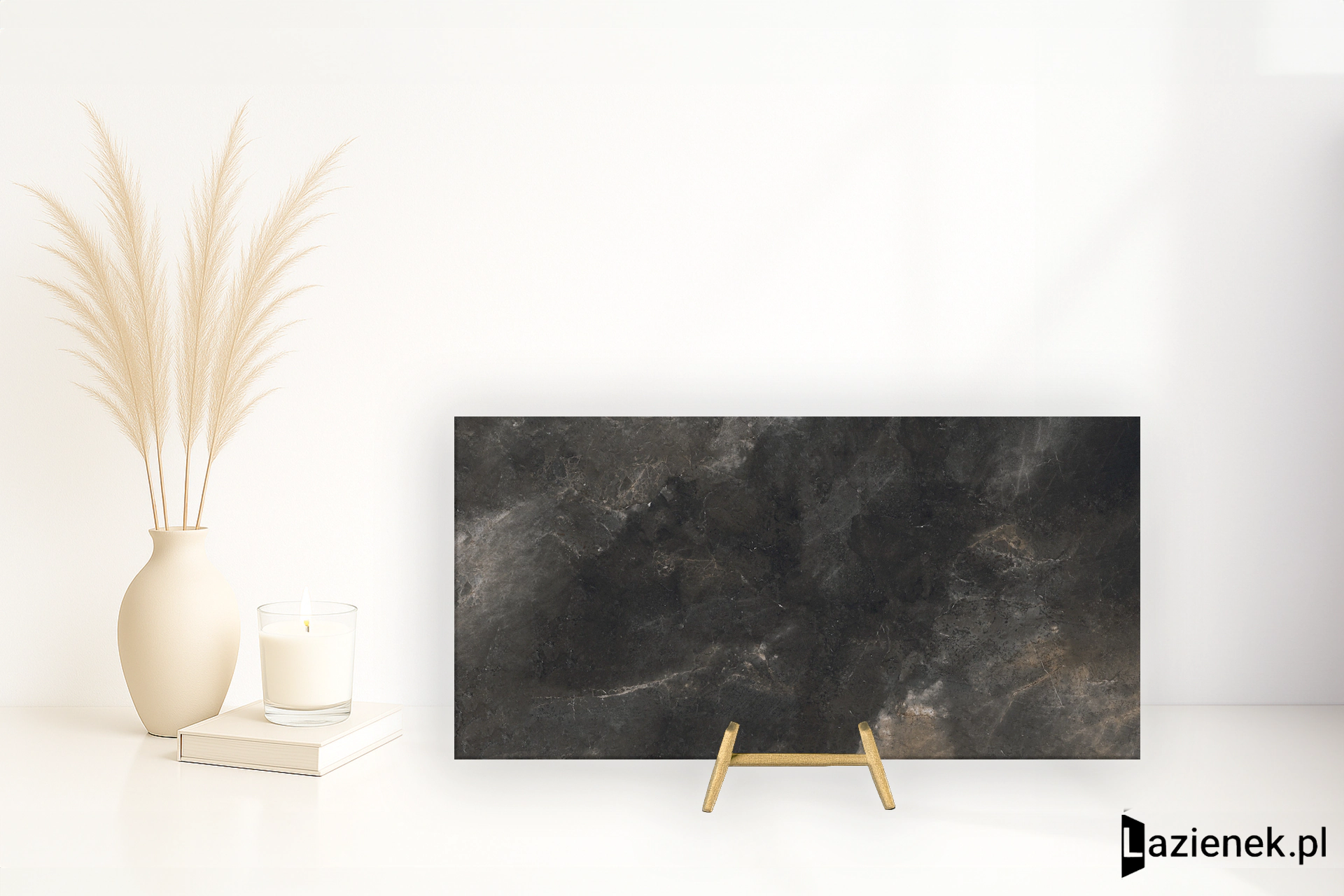 Fmg Art Stone Maxfine Mystic Black naturalna 75x150 cm gr. 6 mm - płytka rektyfikowana / Fmg/P175591MF6