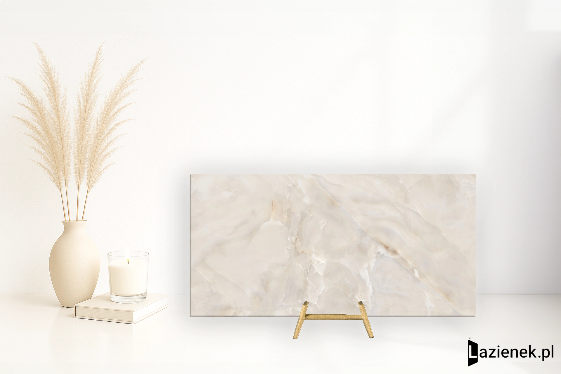 Fmg Onici Maxfine Onice Alabastrino polerowana 150x300 cm gr. 6 mm - płytka rektyfikowana / Fmg/L315358MF6