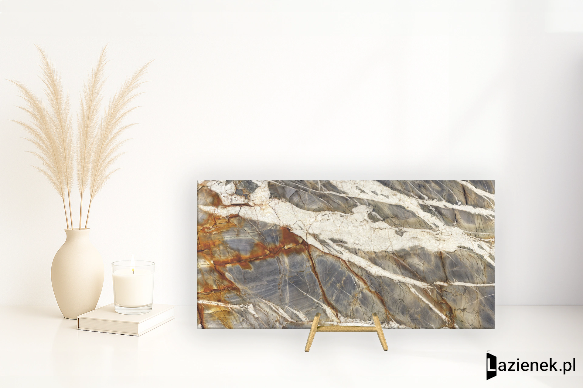 Fmg Marmi Maxfine Blue Tempest A polerowana 150x300 cm gr. 6 mm - płytka rektyfikowana / Fmg/L315607MF6A