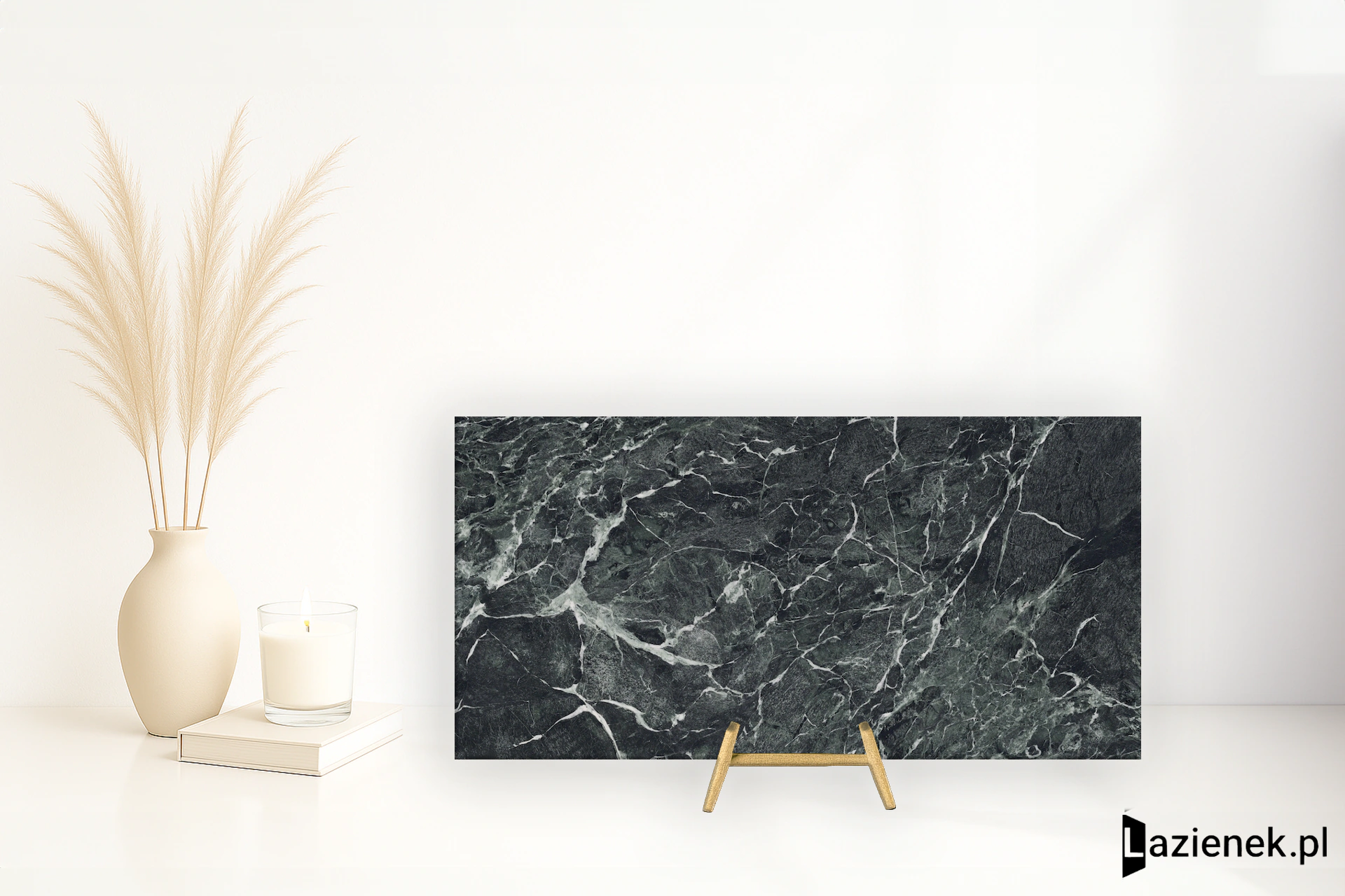 Fmg Marmi Maxfine Aosta Green polerowana 37.5x75 cm gr. 6 mm - płytka rektyfikowana / Fmg/L737486MF6