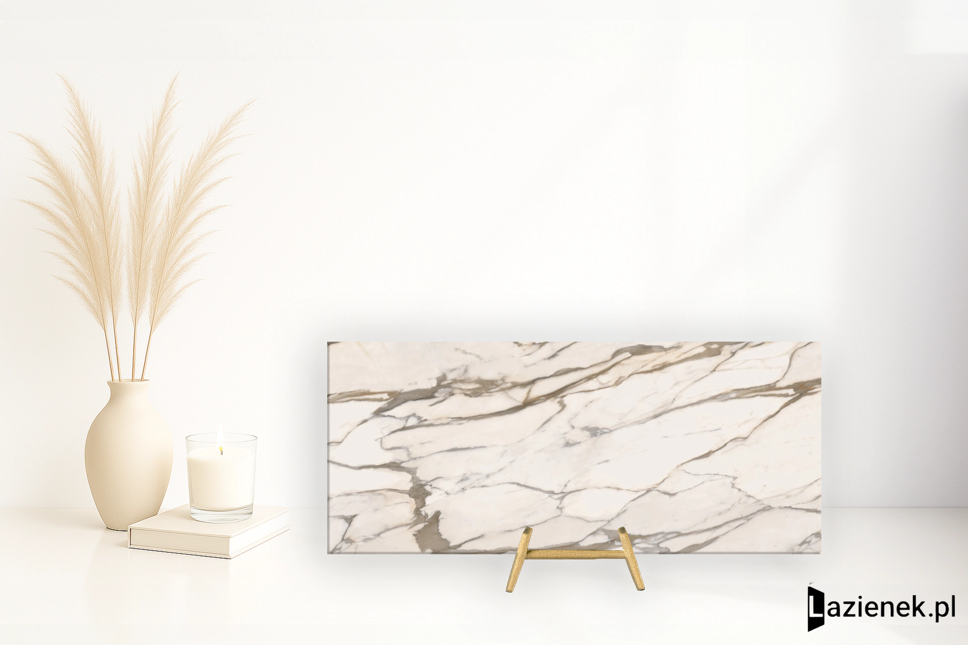 Fondovalle Infinito 2.0 Calacatta Gold szlifowana satynowa 120x278 cm gr. 6 mm - płytka rektyfikowana / INF1173
