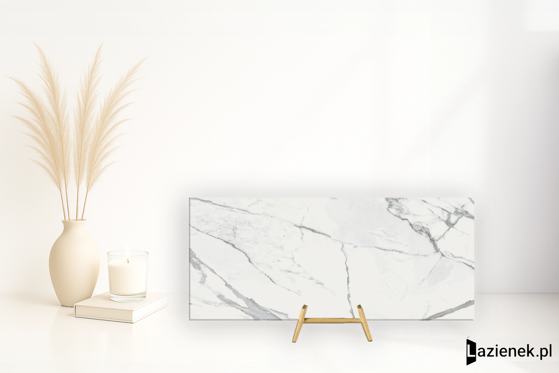 Fondovalle Infinito 2.0 Calacatta White szlifowana satynowa 160x320 cm gr. 6 mm - płytka rektyfikowana / INF415