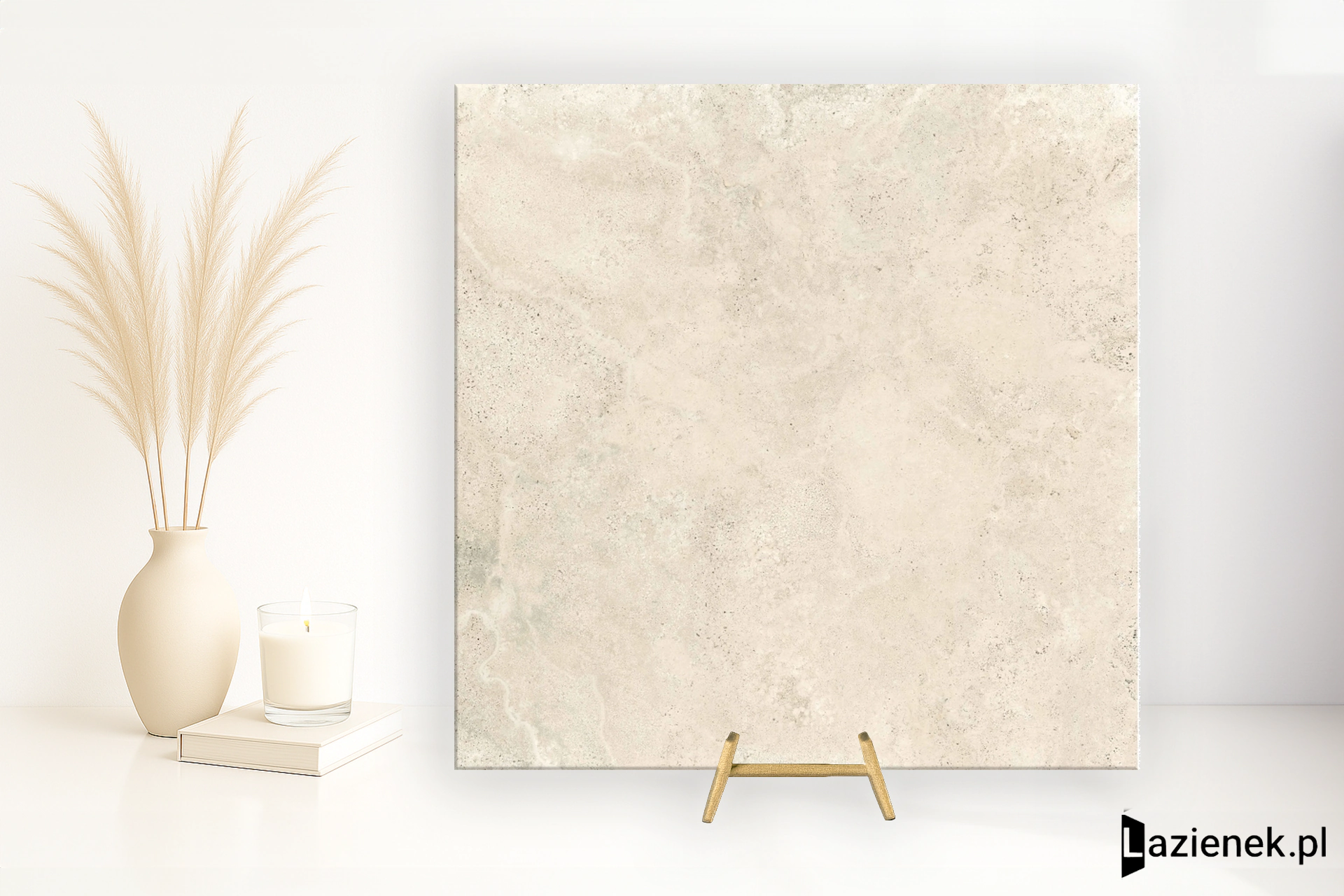 Fondovalle Royal Travertino Ebur Cross matowa 120x120 cm gr. 9 mm - płytka rektyfikowana / ROT209