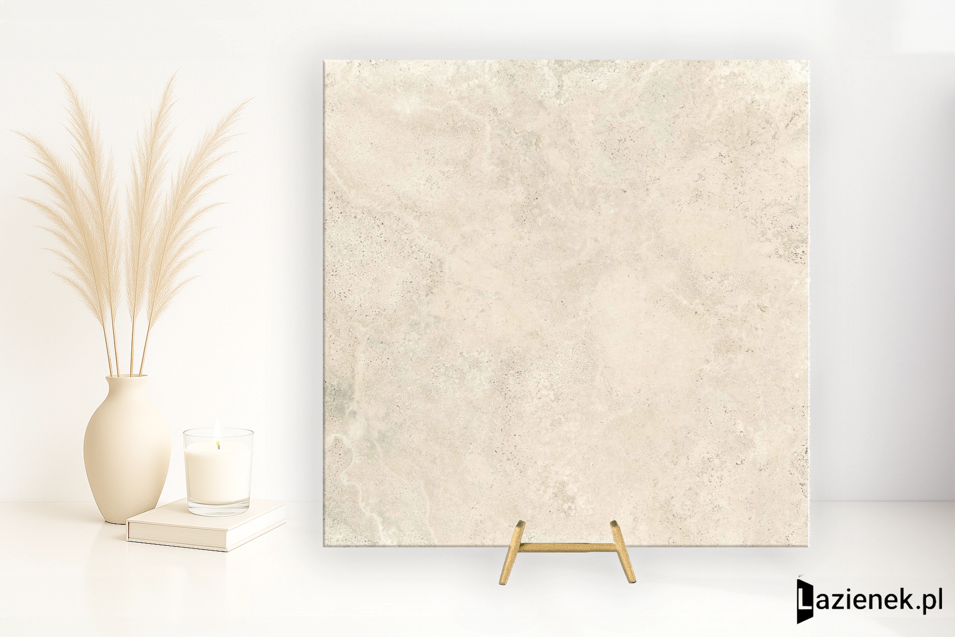 Fondovalle Royal Travertino Ebur Cross matowa 80x80 cm gr. 9 mm - płytka rektyfikowana / ROT025
