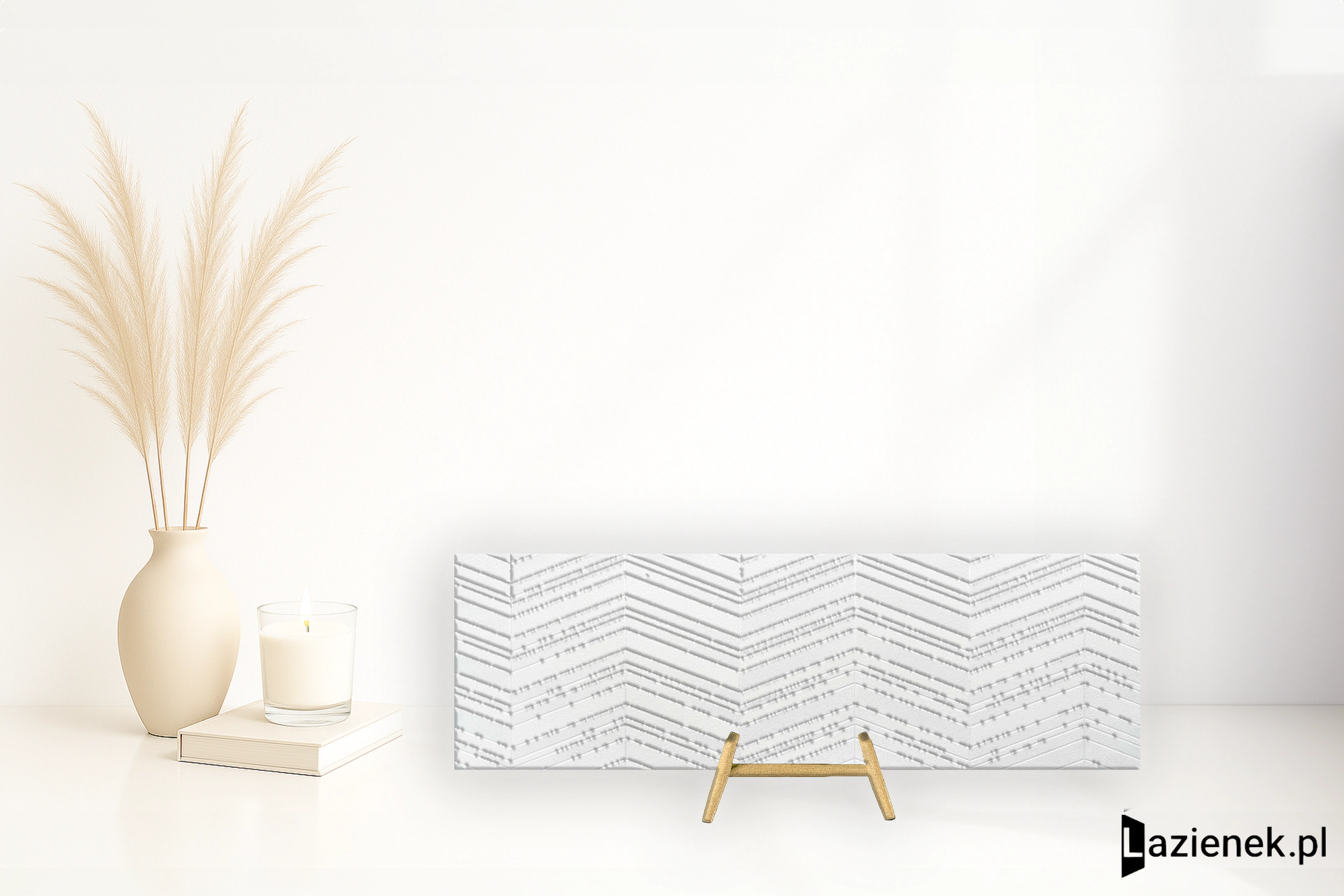 Grespania White&Co Premium Silver matowa 31.5x100 cm gr. 8 mm - płytka rektyfikowana / 95WH351