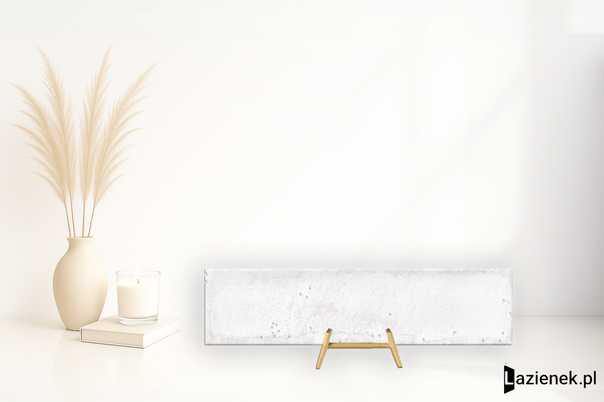 Grespania Mykonos Blanco przecierana 7.5x30 cm gr. 7 mm - płytka nierektyfikowana / 6DMK40