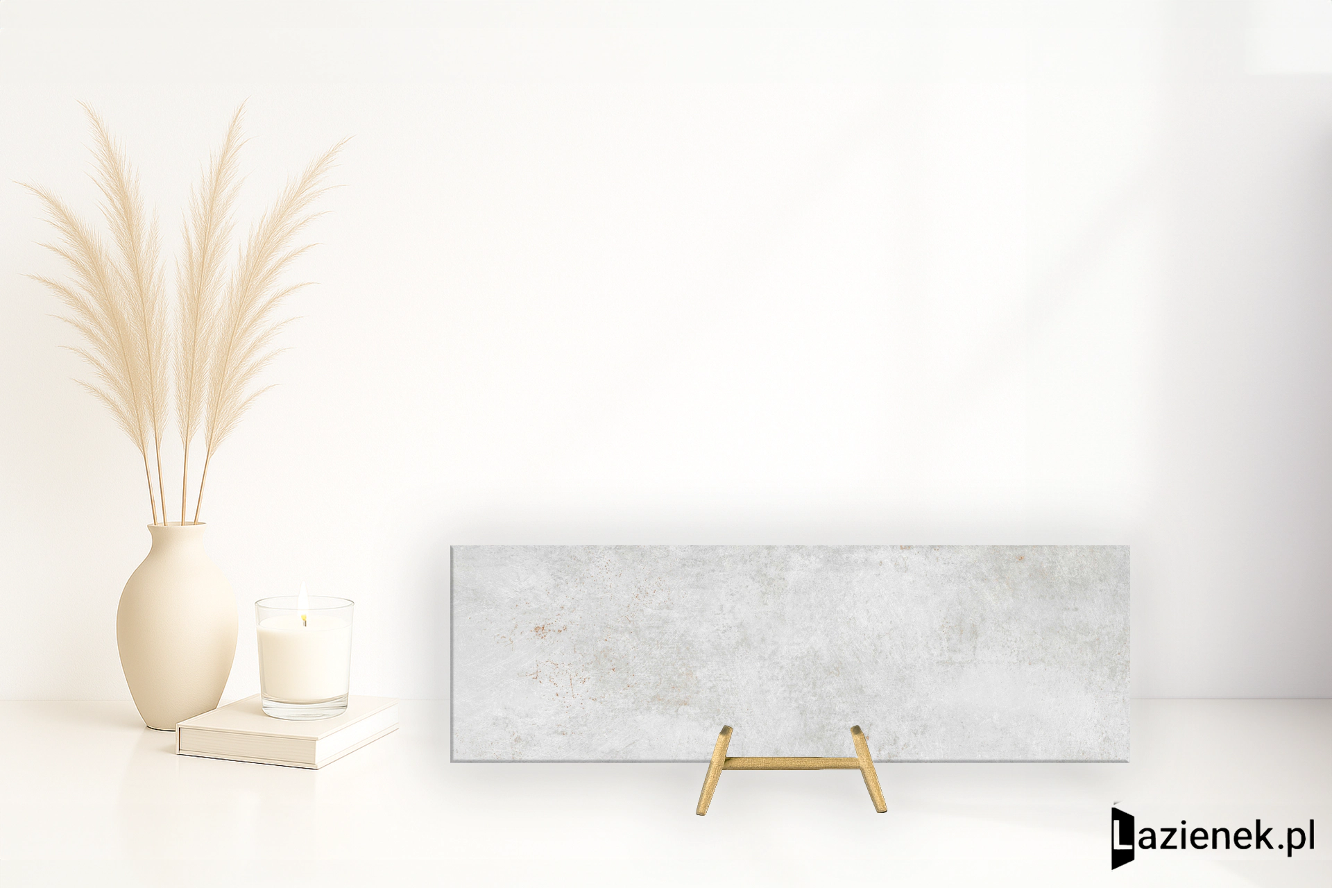 Grespania Galvanic Aluminio matowa 31.5x100 cm gr. 8 mm - płytka rektyfikowana / 95GV301