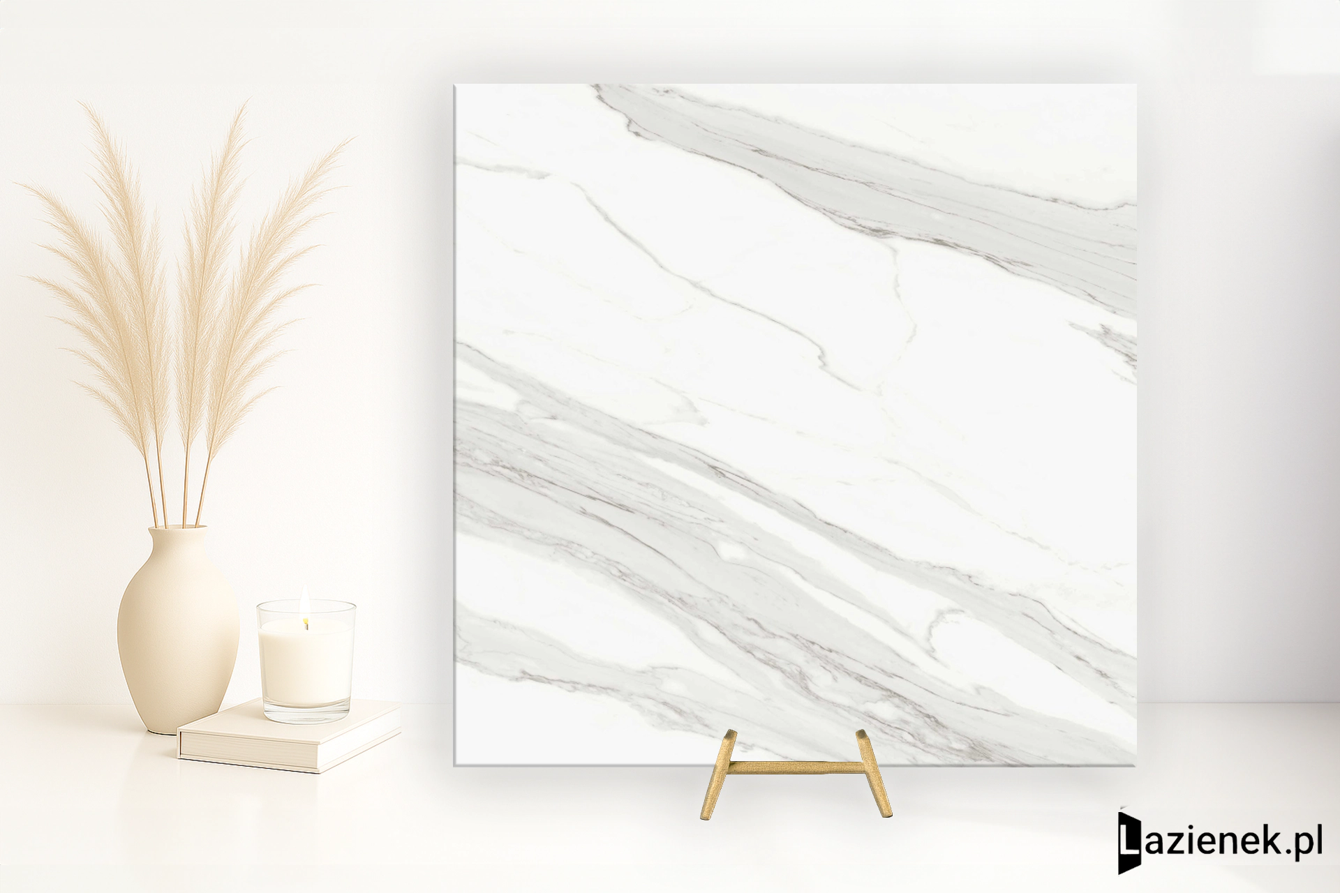 Grespania Estatuario Extra Estatuario Extra matowa 120x120 cm gr. 10 mm - płytka rektyfikowana / 36E340R