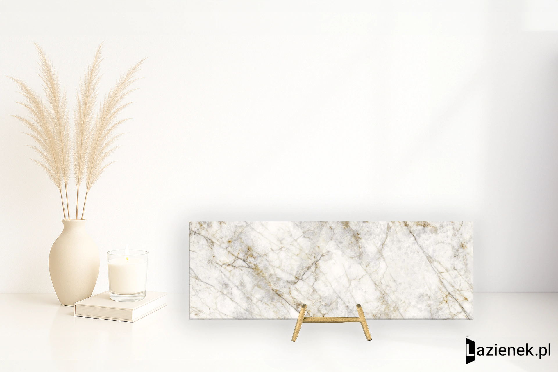 Grespania Cuarzo Reno Cuarzo Reno błyszcząca 100x300 cm gr. 11 mm - płytka nierektyfikowana / 84CN3PS