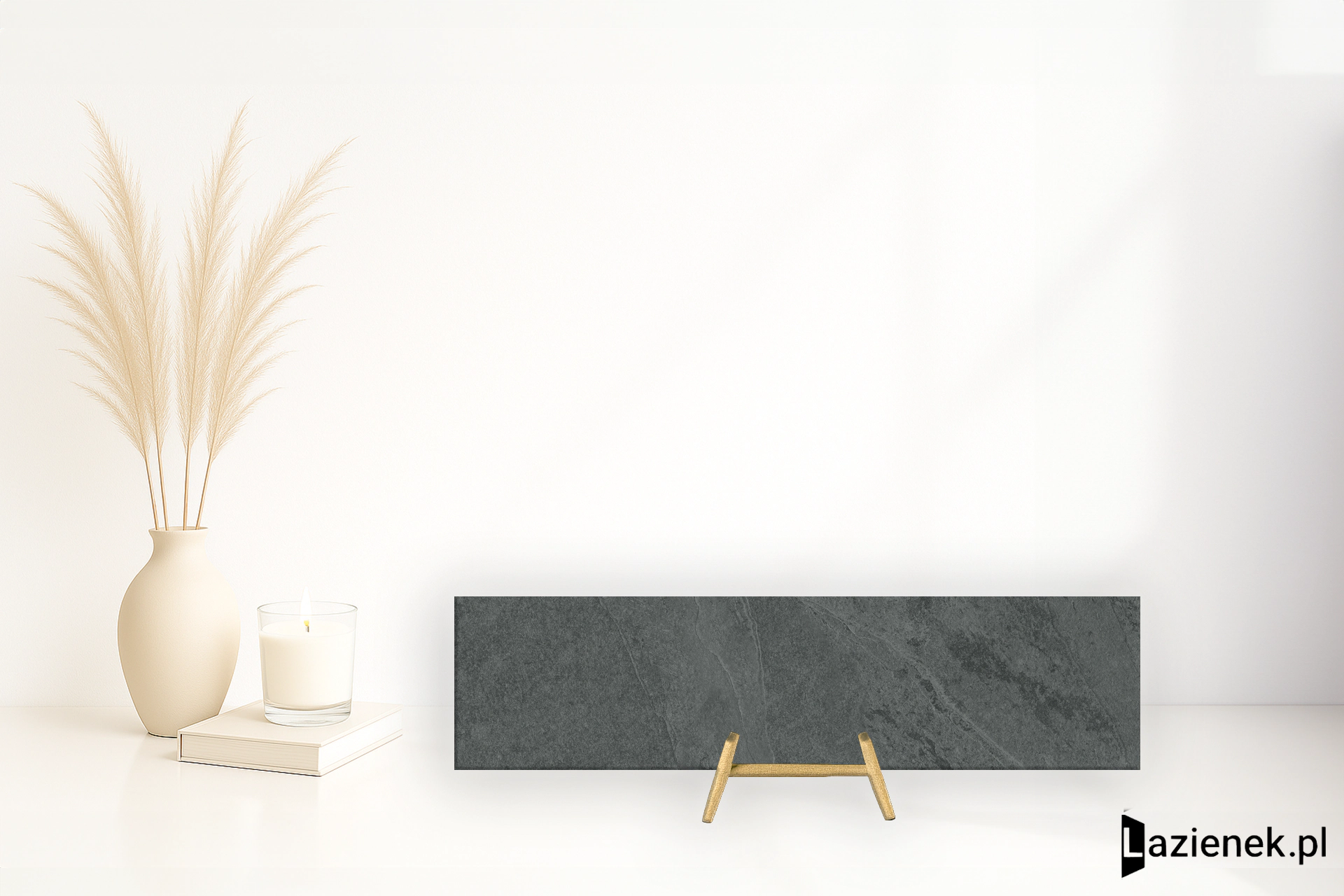 Grespania Annapurna Antracita matowa 14.5x60 cm gr. 10 mm - płytka rektyfikowana / 57NN62L