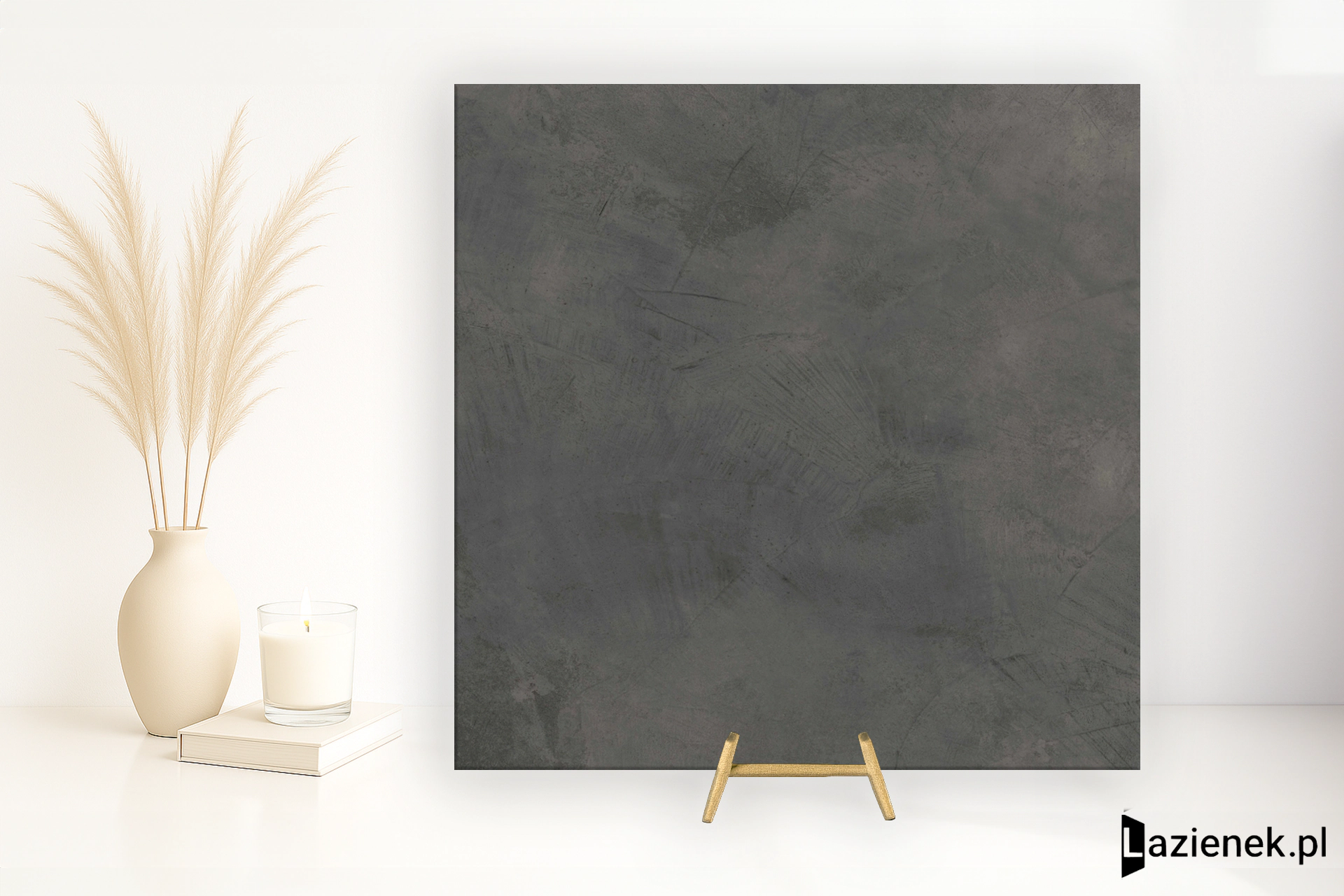 Grespania Titan Antracita matowa 120x120 cm gr. 6 mm - płytka nierektyfikowana / 80TI63E