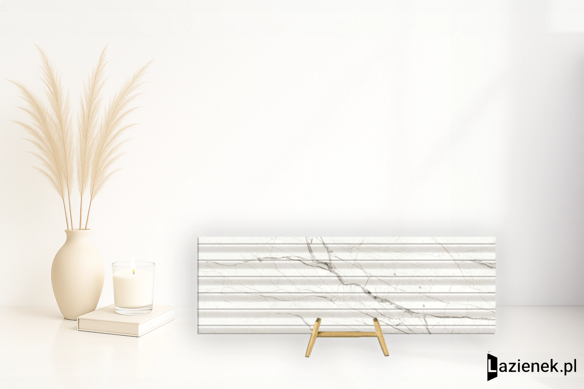 Grespania Volterra Blanco matowa 31.5x100 cm gr. 8 mm - płytka rektyfikowana / 95V1311