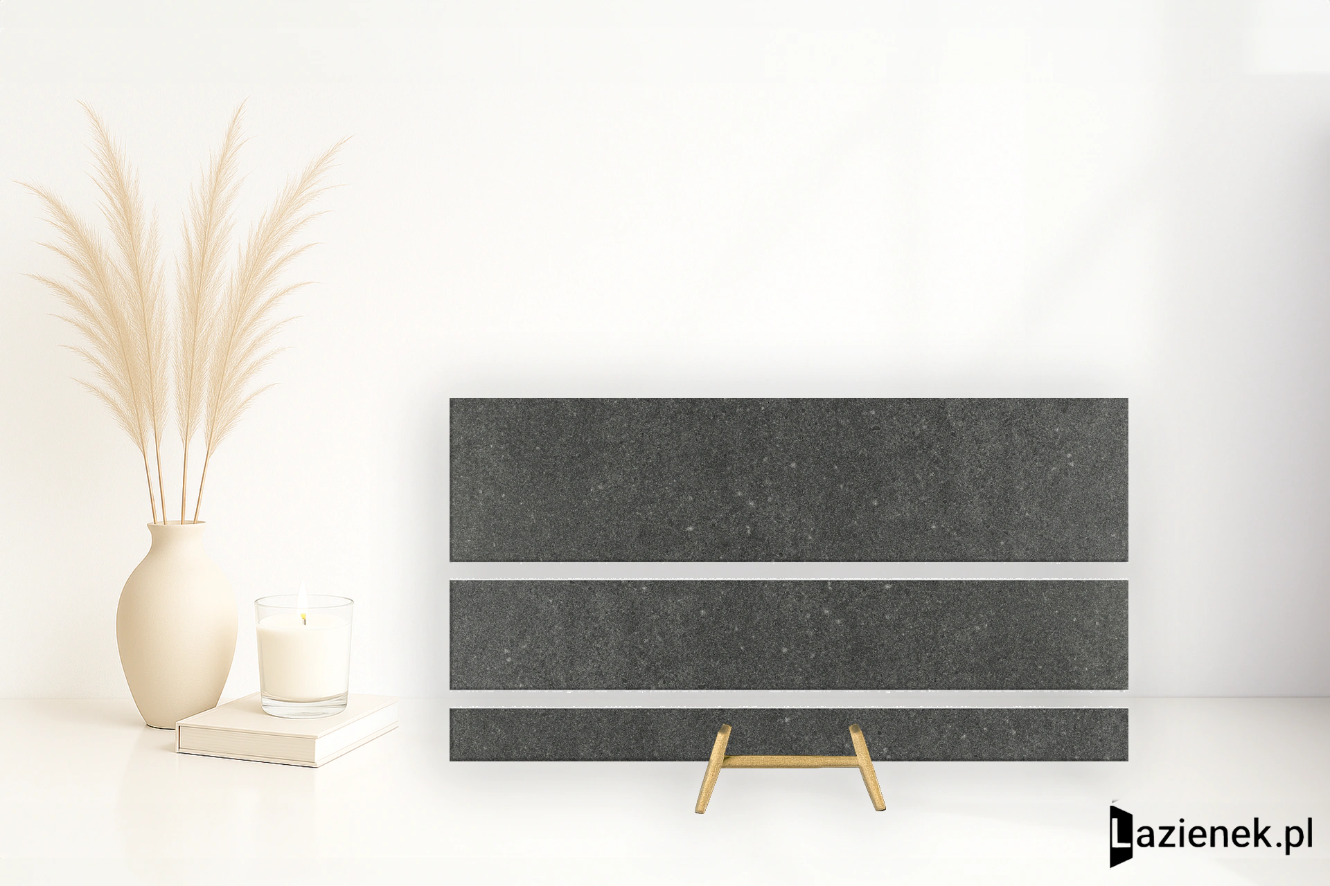 Grespania Meteor Antracita matowa 14.5x60 cm gr. 10 mm - płytka nierektyfikowana / 57ME6MX