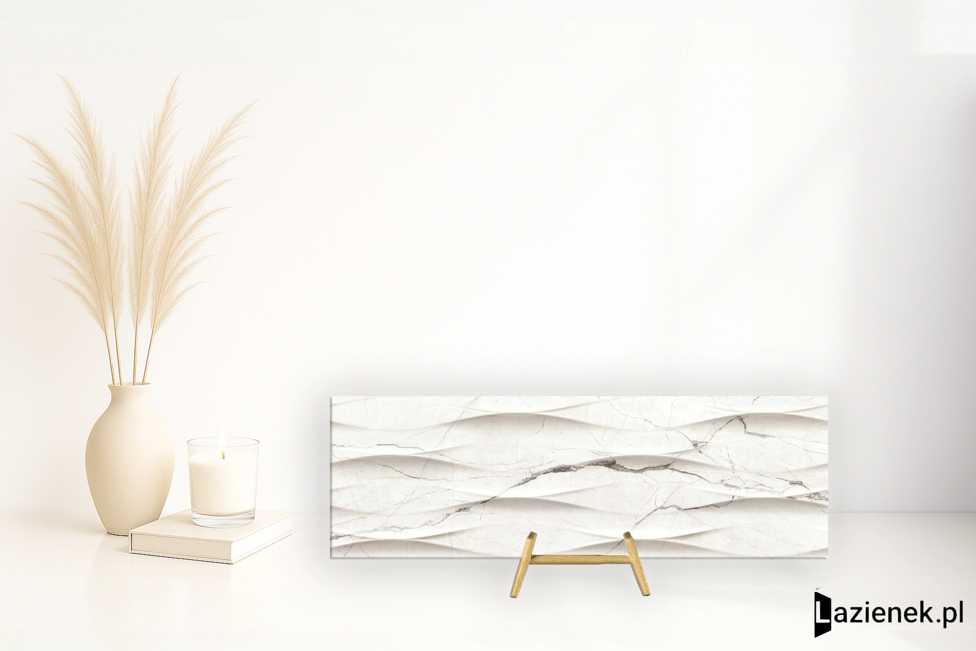 Grespania Volterra Blanco matowa 31.5x100 cm gr. 8 mm - płytka rektyfikowana / 95V1321