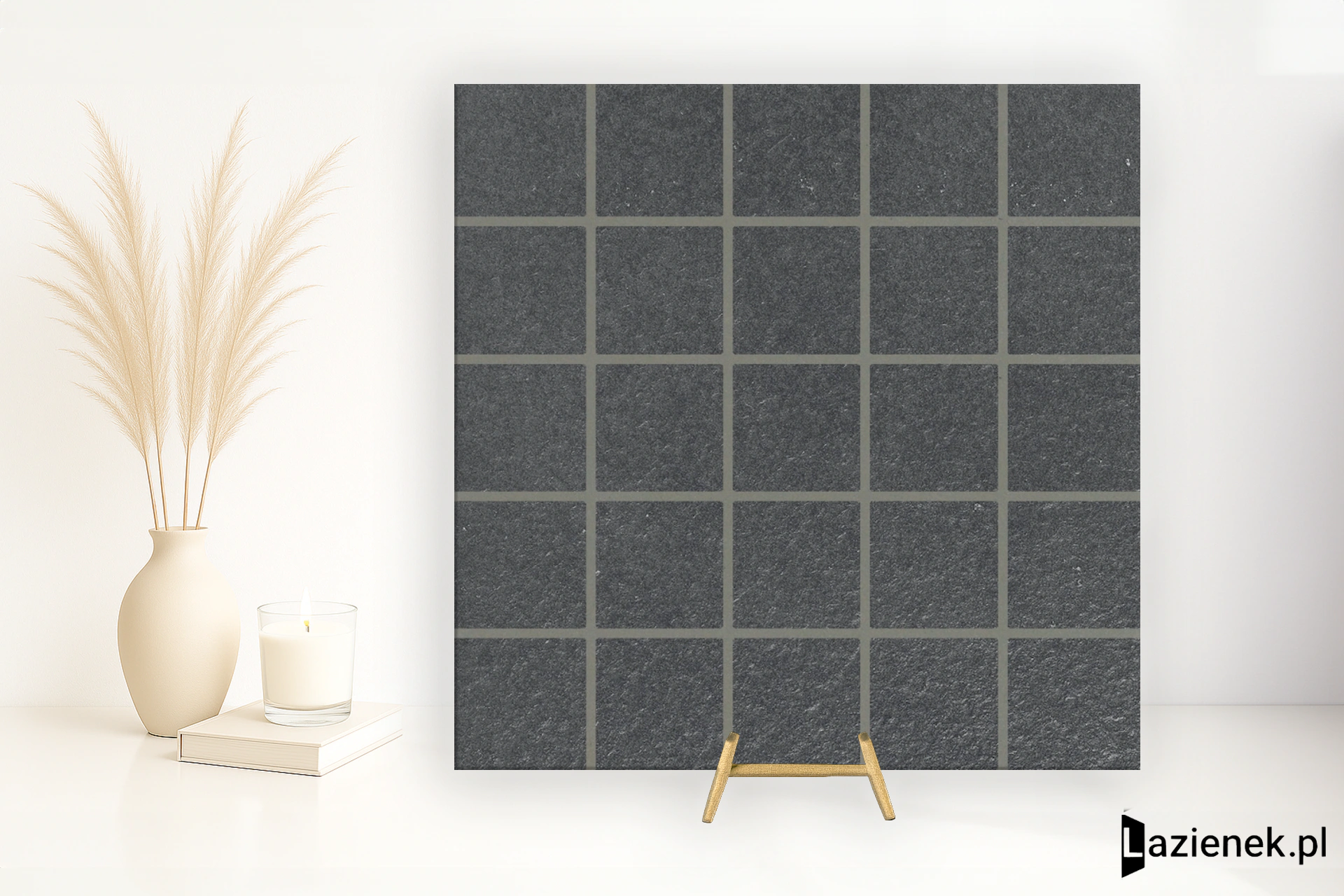 Grespania Meteor Antracita przecierana 30x30 cm gr. 15 mm - płytka nierektyfikowana / 41MT60R