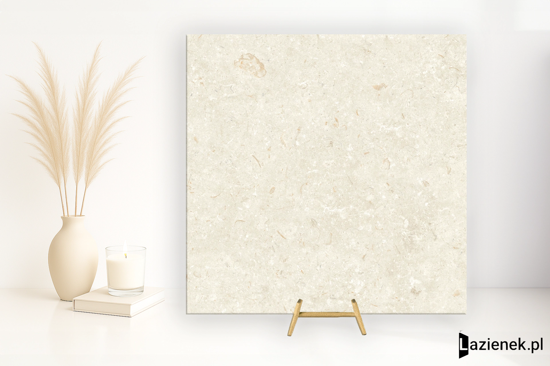 Grespania Fosil Bone matowa 80x80 cm gr. 10 mm - płytka rektyfikowana / 81F236R