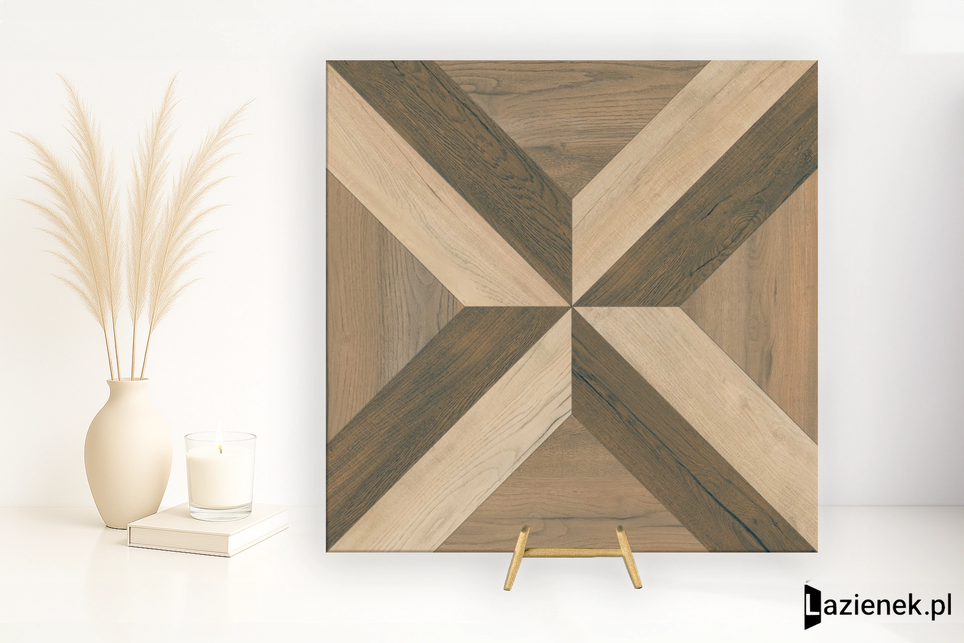 Grespania Sajonia Wengue matowa 80x80 cm gr. 10 mm - płytka rektyfikowana / 81SJ61H
