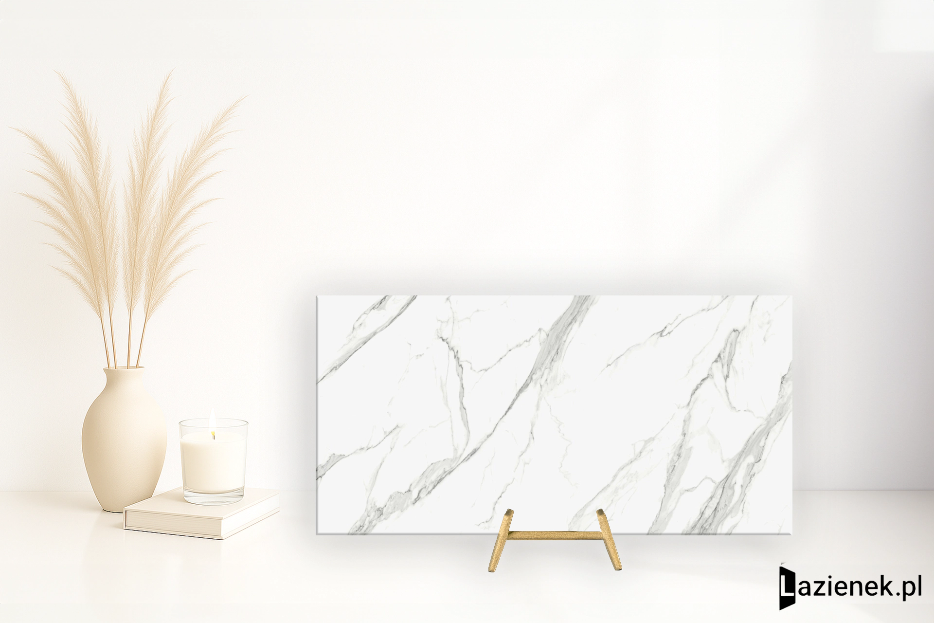 Grespania Estatuario Extra Estatuario Extra matowa 160x320 cm gr. 6 mm - płytka nierektyfikowana / 80E34B6