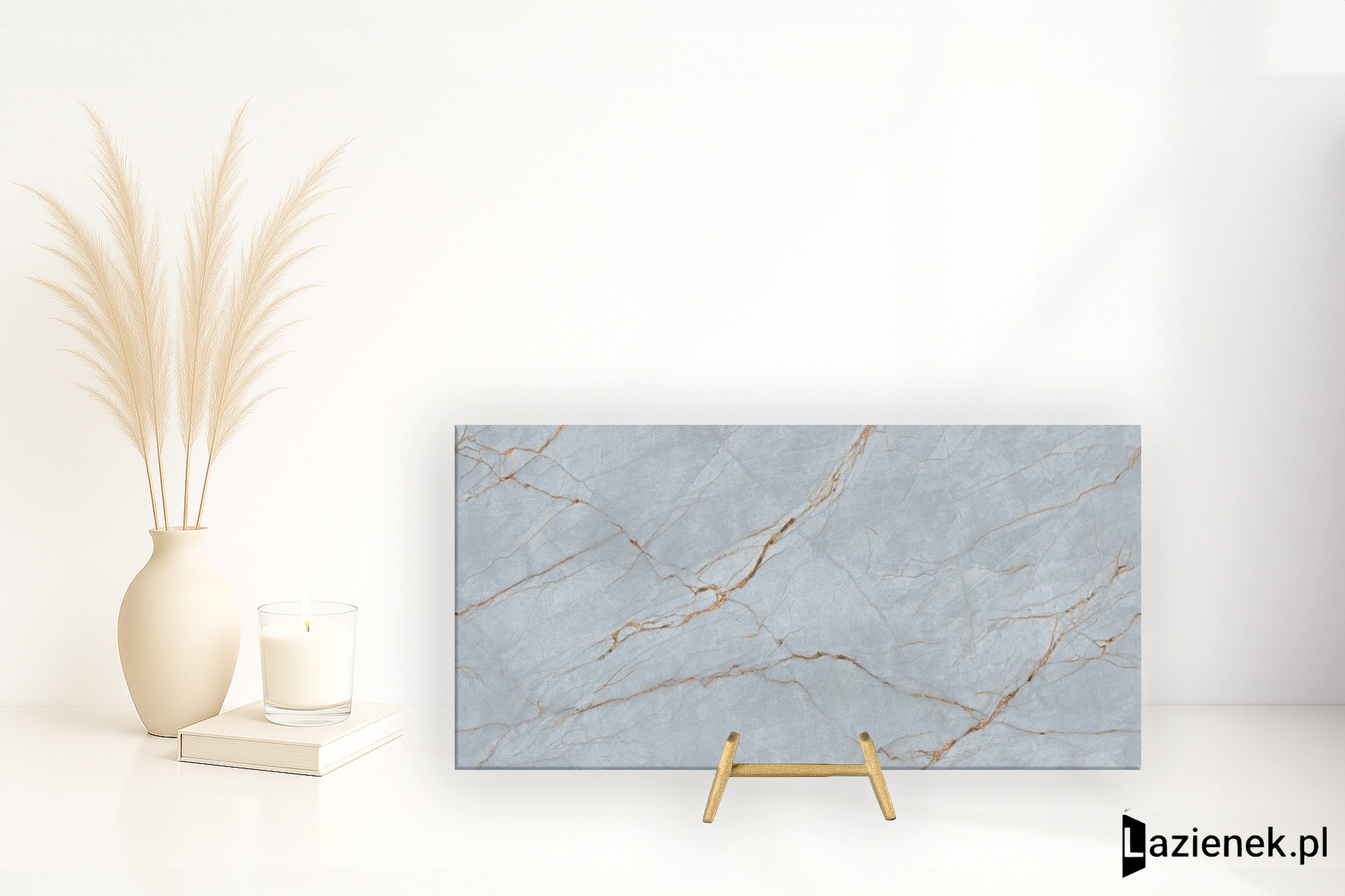 Grespania Blue Roma Cielo matowa 162x324 cm gr. 20 mm - płytka nierektyfikowana / 90B130B