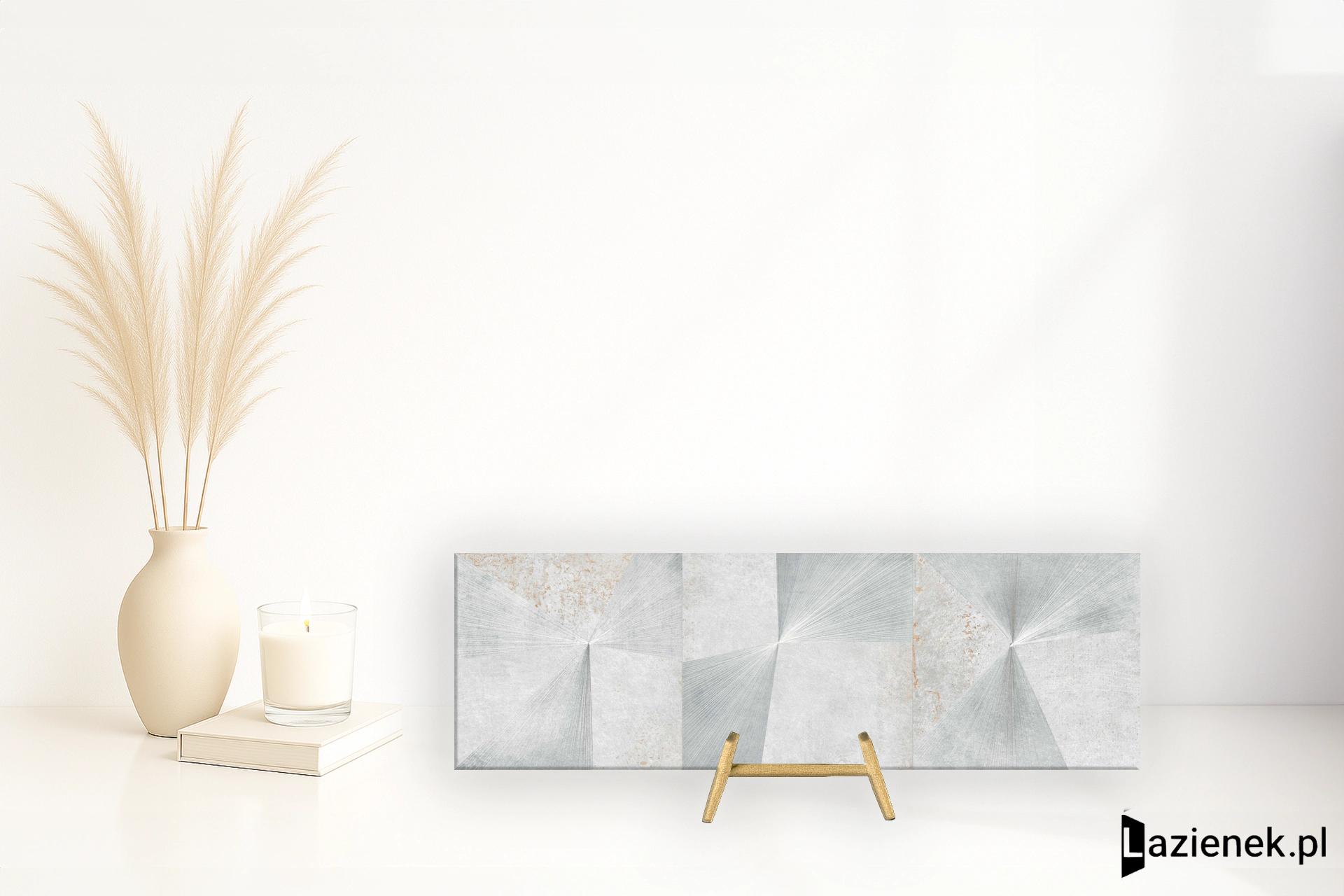 Grespania Galvanic Aluminio matowa 31.5x100 cm gr. 8 mm - płytka rektyfikowana / 95GV321