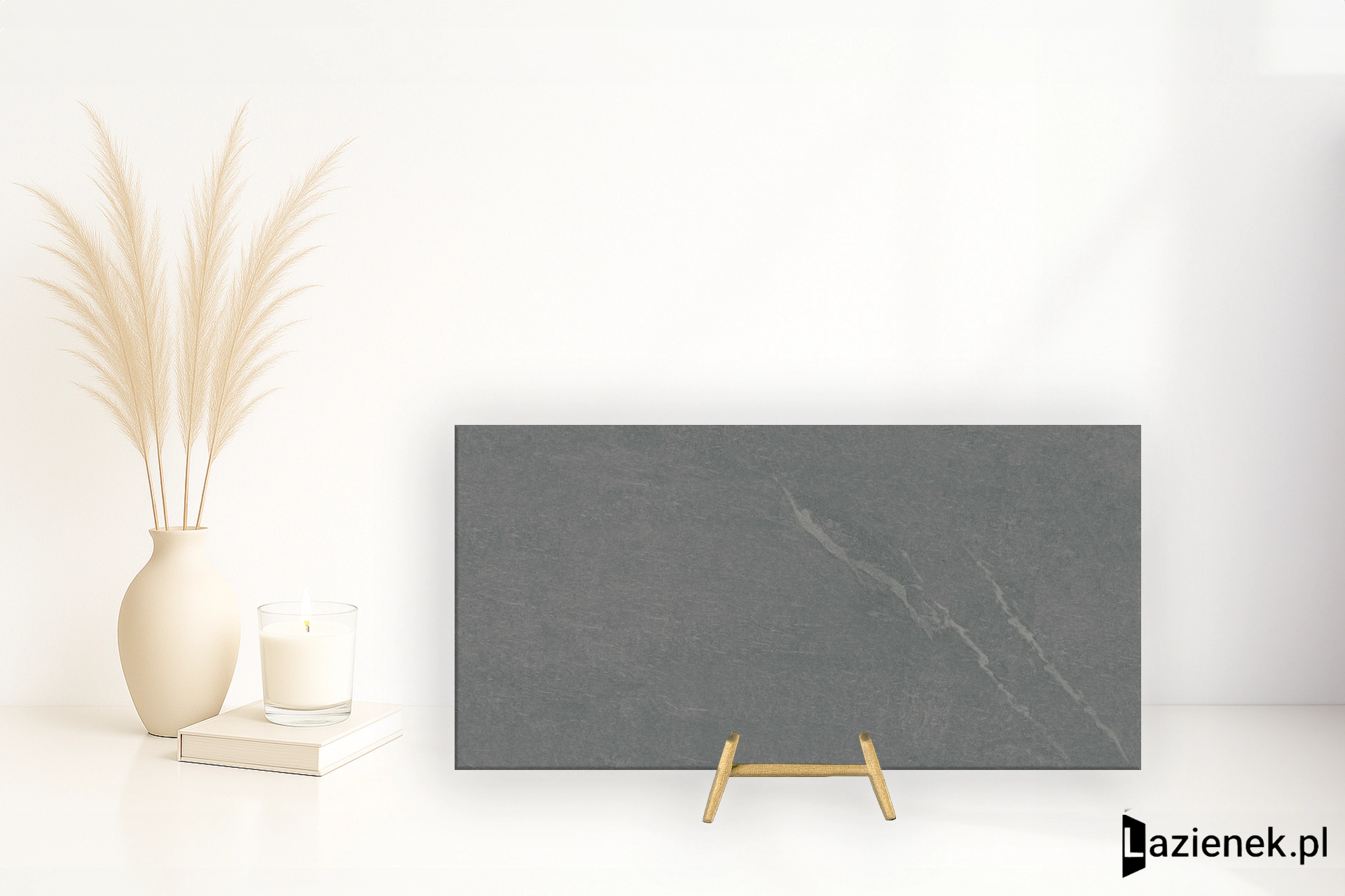 Grespania Volga Antracita błyszcząca 60x120 cm gr. 10 mm - płytka rektyfikowana / 44VO69P