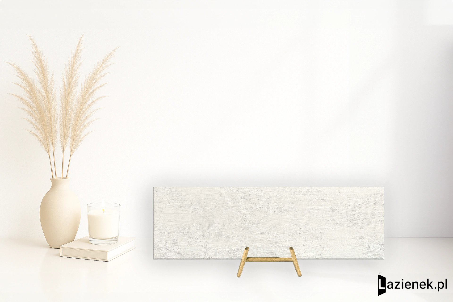 Grespania Wabi Sabi Fabric Blanco matowa 31.5x100 cm gr. 10 mm - płytka rektyfikowana / 95WF401