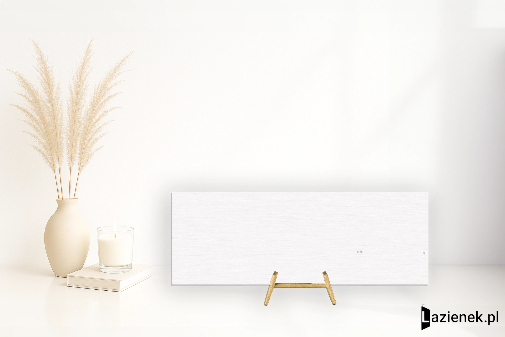 Harmony Mare White Plain matowa 32x90 cm gr. 11 mm - płytka rektyfikowana / 33151