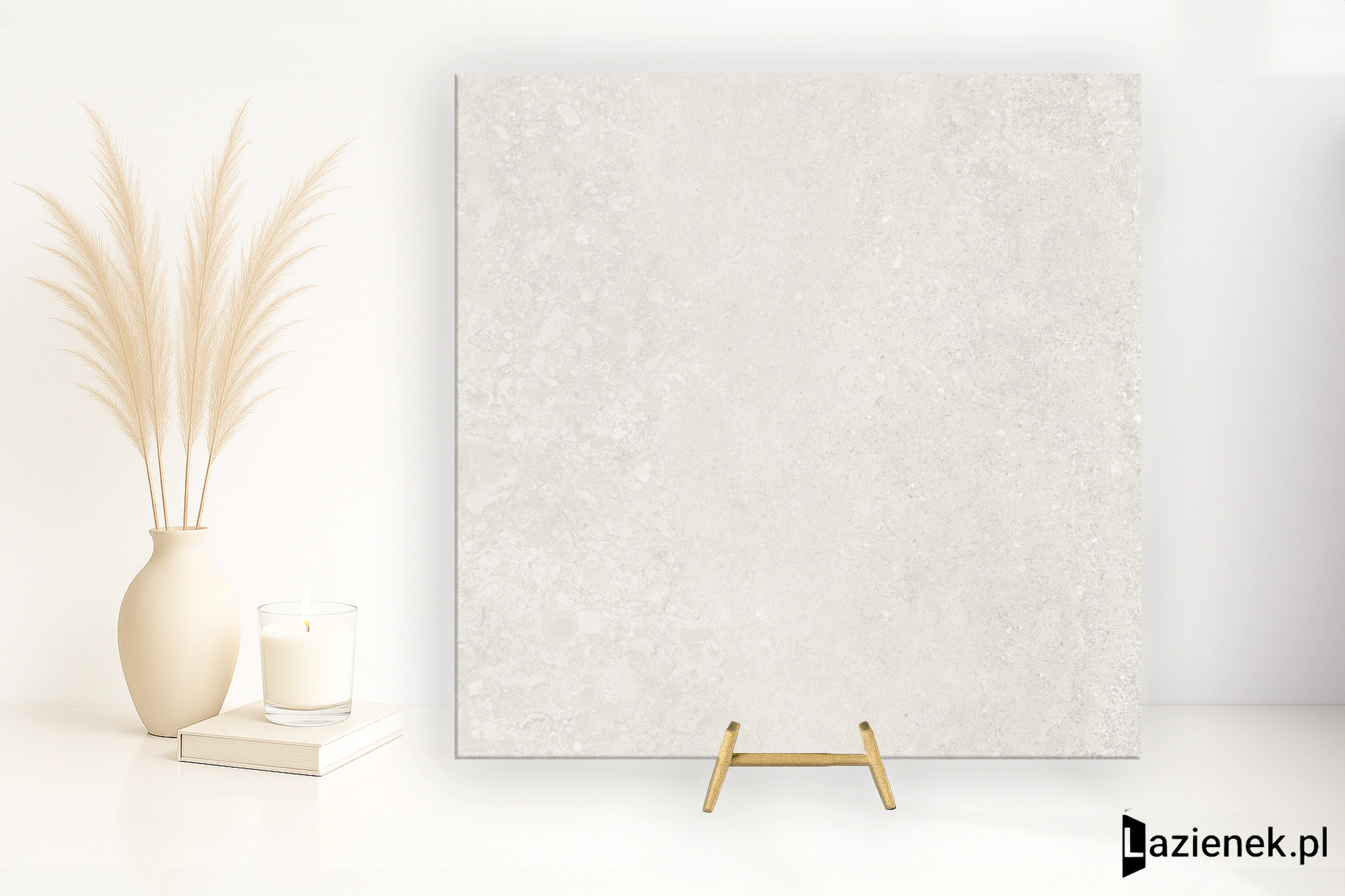 Harmony Awen White antypoślizgowa 90x90 cm gr. 9 mm - płytka rektyfikowana / 40693