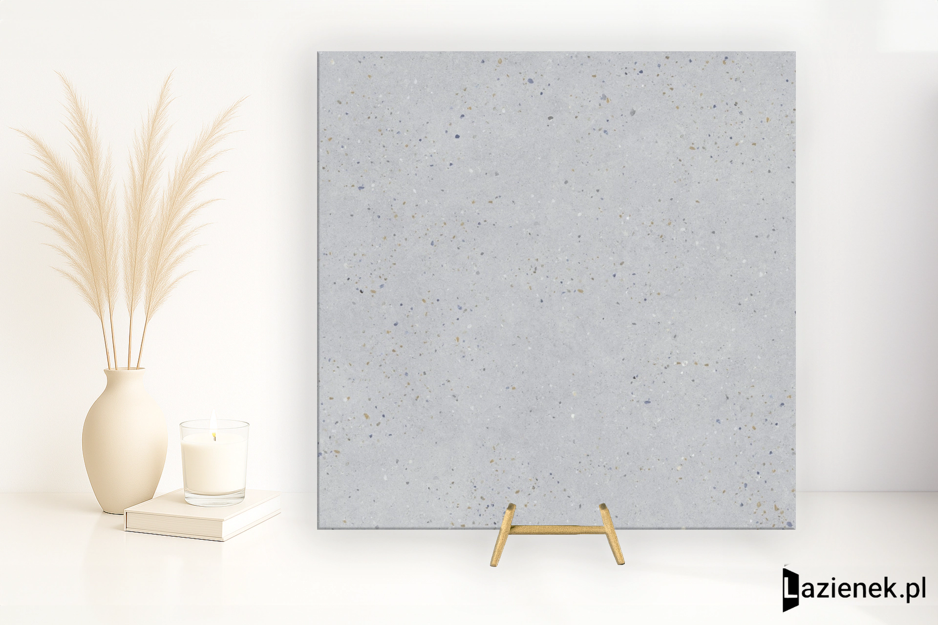 Harmony Sensa Silver antypoślizgowa 90x90 cm gr. 10 mm - płytka rektyfikowana / 32905
