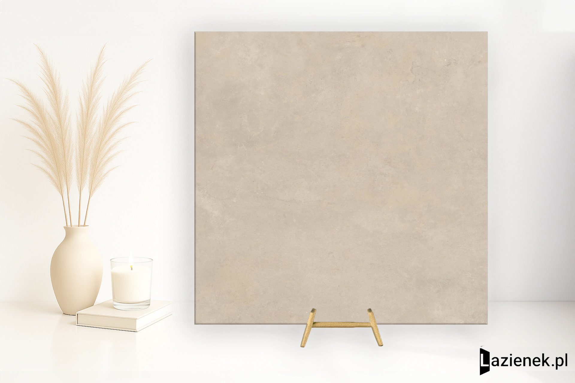 Impronta Concrete Cream naturalna 120x120 cm gr. 9 mm - płytka rektyfikowana / ICN0212