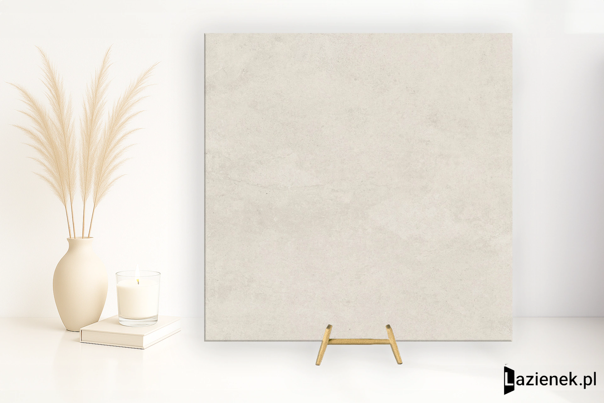 Impronta Concrete White naturalna 80x80 cm gr. 9 mm - płytka rektyfikowana / ICN0188