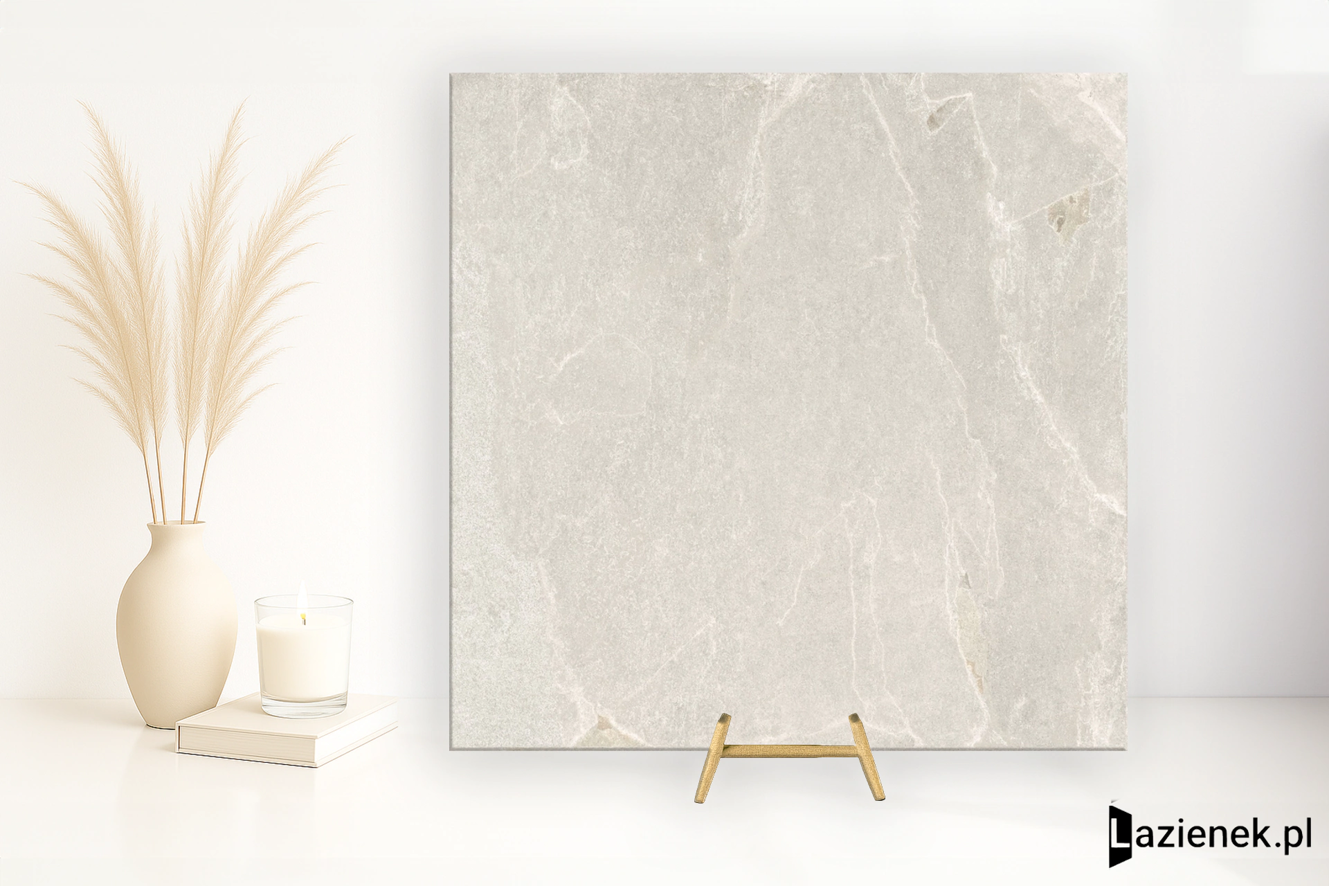Impronta Ardesia Bianco naturalna 120x120 cm gr. 9 mm - płytka rektyfikowana / IAR0112