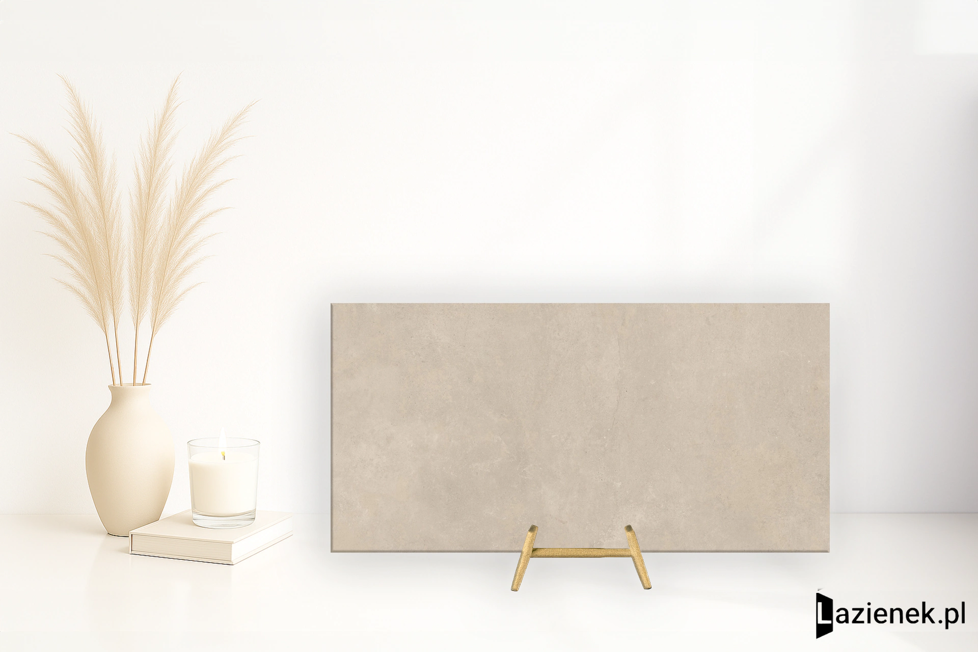 Impronta Concrete Cream antypoślizgowa 60x120 cm gr. 9 mm - płytka rektyfikowana / ICN02BAA