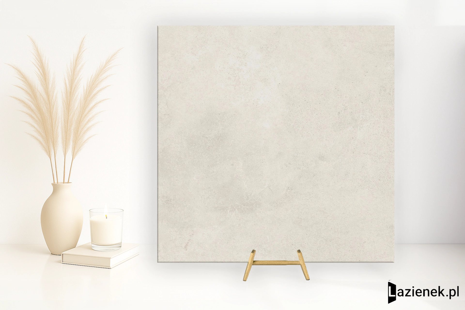Impronta Concrete White naturalna 60x60 cm gr. 9 mm - płytka rektyfikowana / ICN0168