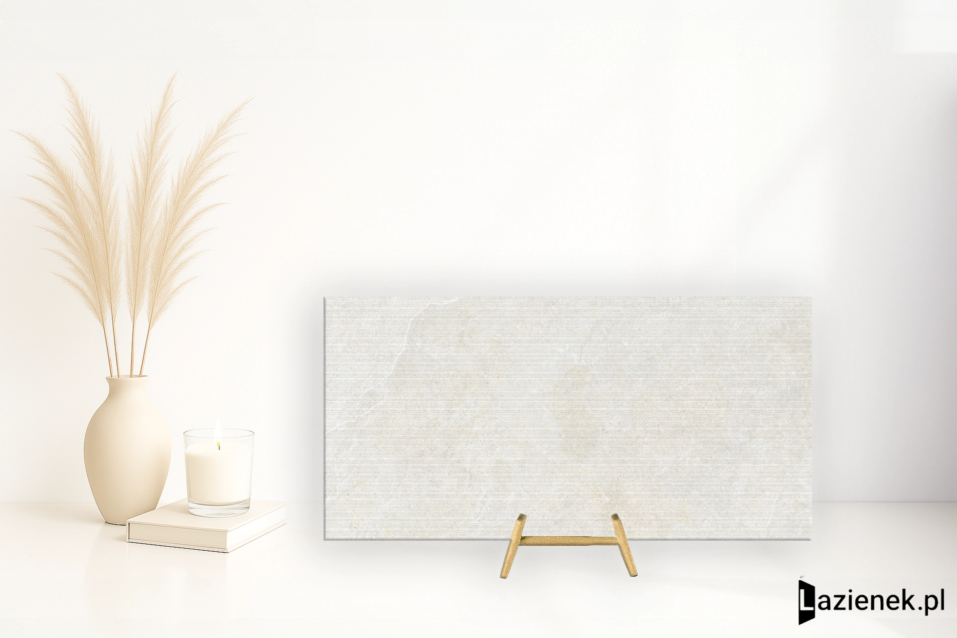Impronta Limestone White naturalna 60x120 cm gr. 9 mm - płytka rektyfikowana / ILM01BAR