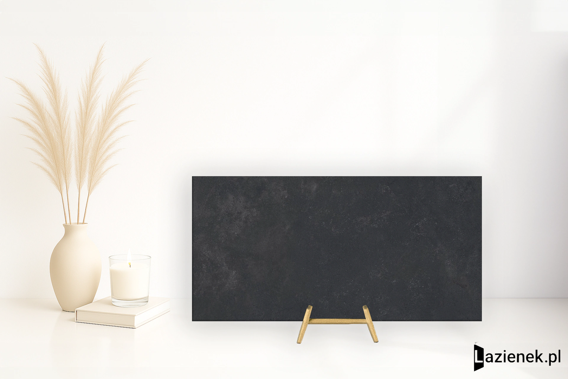 Impronta Concrete Black naturalna 30x60 cm gr. 9 mm - płytka rektyfikowana / ICN0763