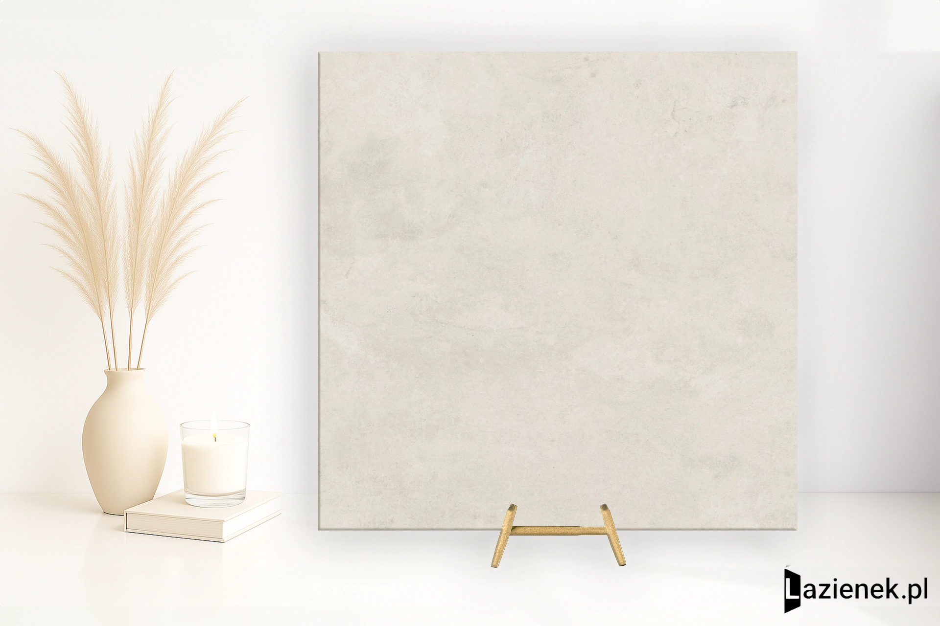 Impronta Concrete White naturalna 120x120 cm gr. 9 mm - płytka rektyfikowana / ICN0112