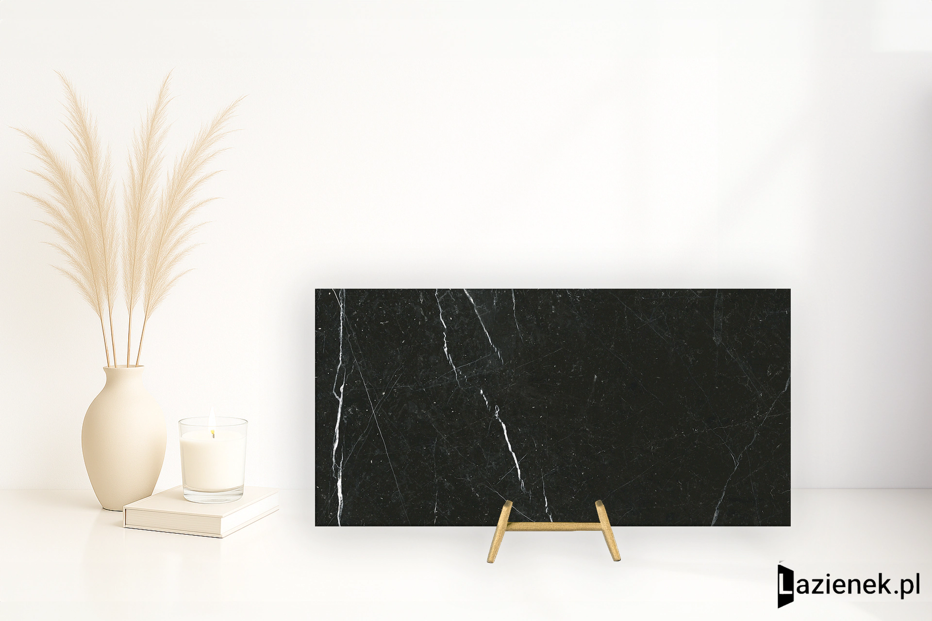 Impronta Marmi Di Impronta Nero Marquinia naturalna 60x120 cm gr. 9 mm - płytka rektyfikowana / IMI04BA