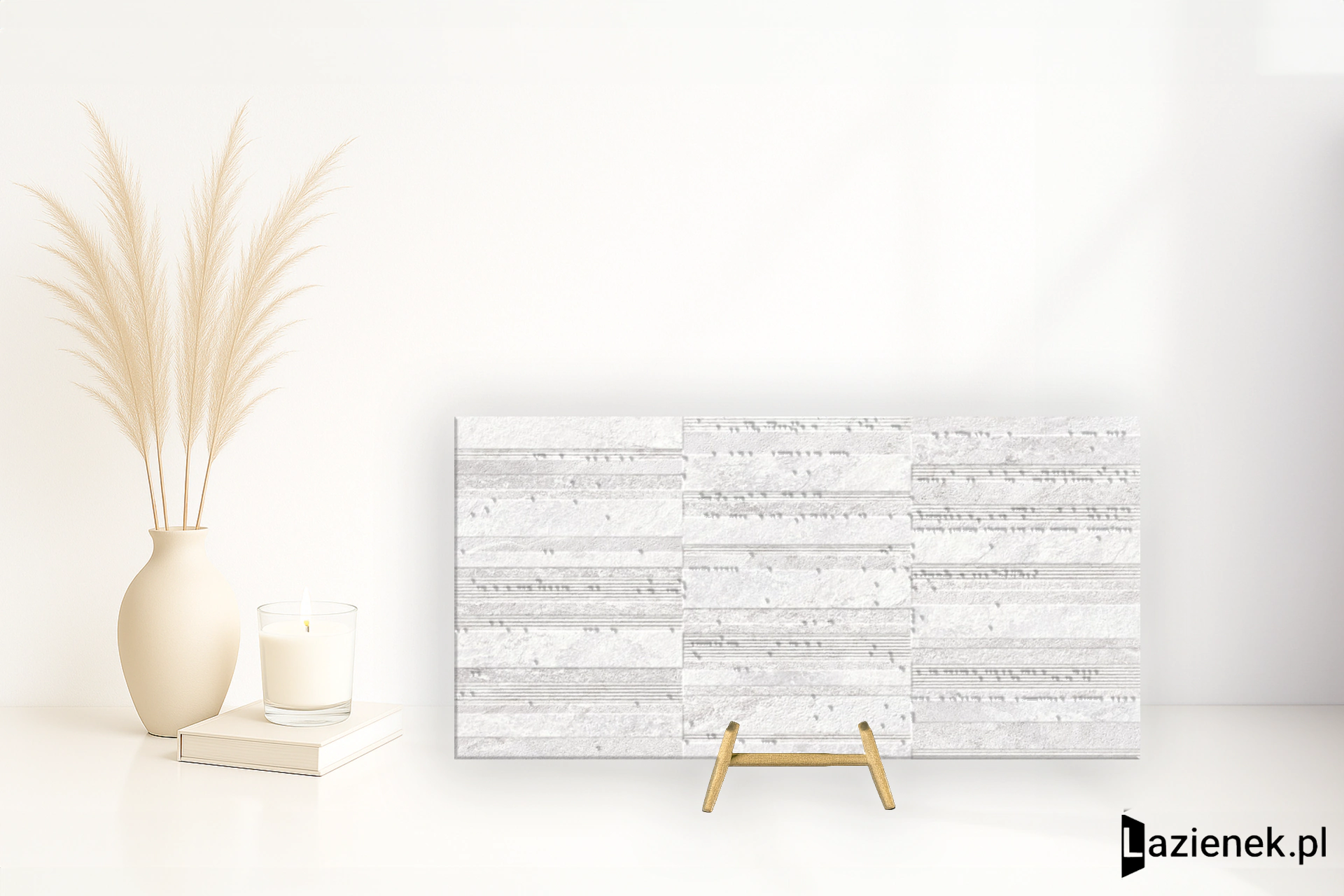 Keraben Nature White matowa 25x50 cm gr. 10 mm - płytka nierektyfikowana / 20026490